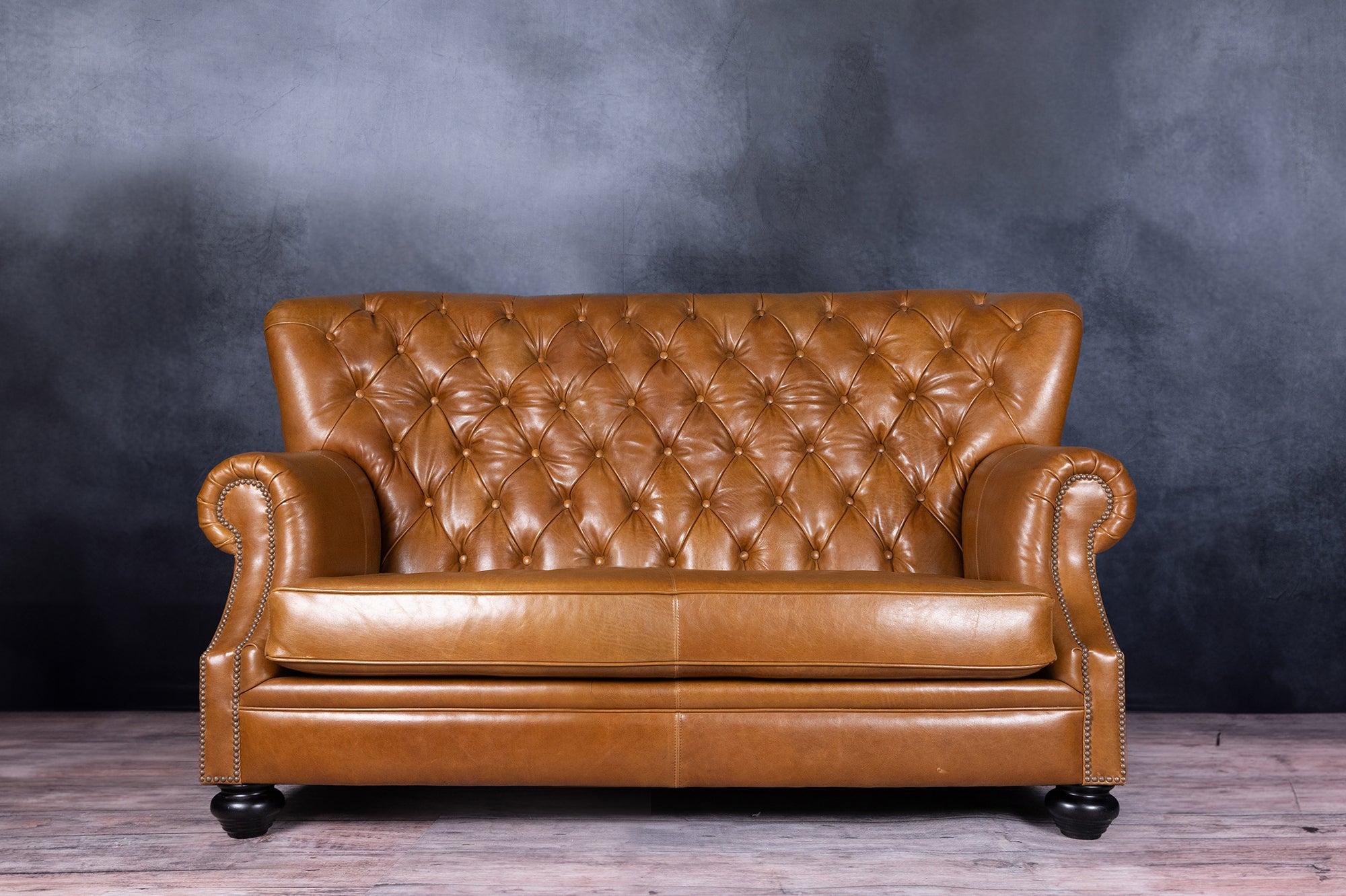 Premium Genuine Leather Loveseat for Writers - Comfortable & Stylish Home Office Chair - Perfect for Reading, Writing & Relaxing in Your Study or Living Room
