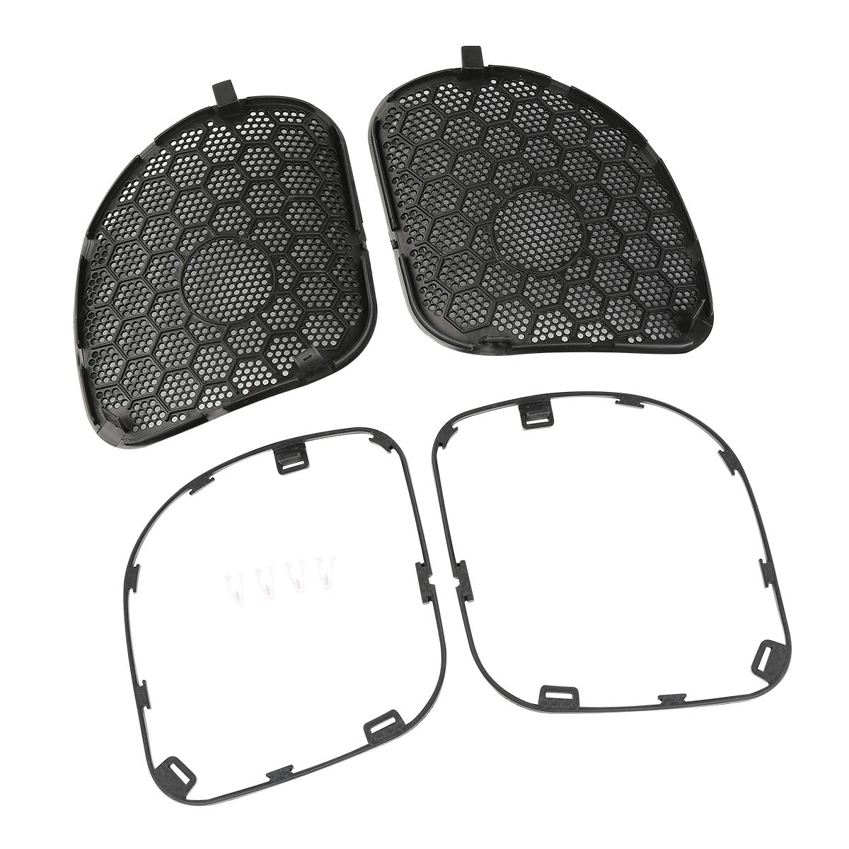 XFMT Speaker Grills Mesh Front Fairing Speaker Grilles for Harley Road Glide FLTRX Ultra FLTRU 2015-2023 - Premium Motorcycle Audio Upgrade for Enhanced Sound & Style on Long Rides