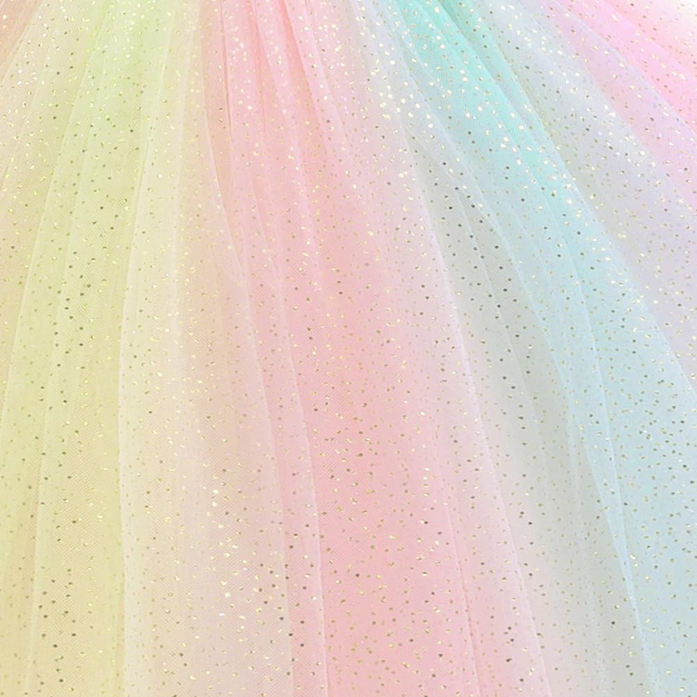 Flower Girl Formal Wedding Dress - Elegant Tulle Bridesmaid Gown for Kids Birthday, Pageant, Prom & Special Occasions | Princess Ball Gown for Wedding Party & Formal Events