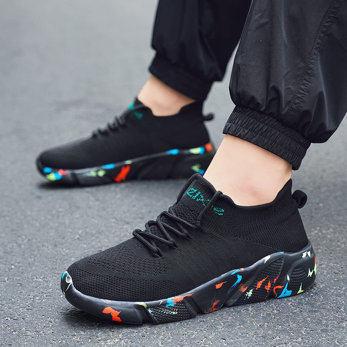 LIBINXIF Women's & Men's Lightweight Breathable Slip-Resistant Sneakers - Comfortable Walking Shoes for Couples, Running, Training & Casual Wear - Perfect for Gym, Workout, Travel & Everyday Use
