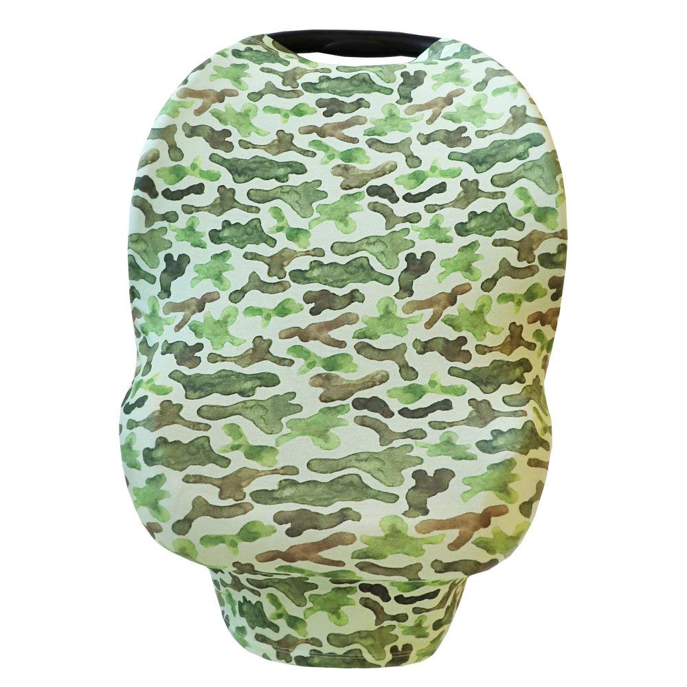 Alex & Emmy’s Multi-Use Nursing Cover - Baby Car Seat Cover, Stroller Canopy & Highchair Cover with UPF 40+ UV Protection - Perfect for Breastfeeding, Travel & Outdoor Activities