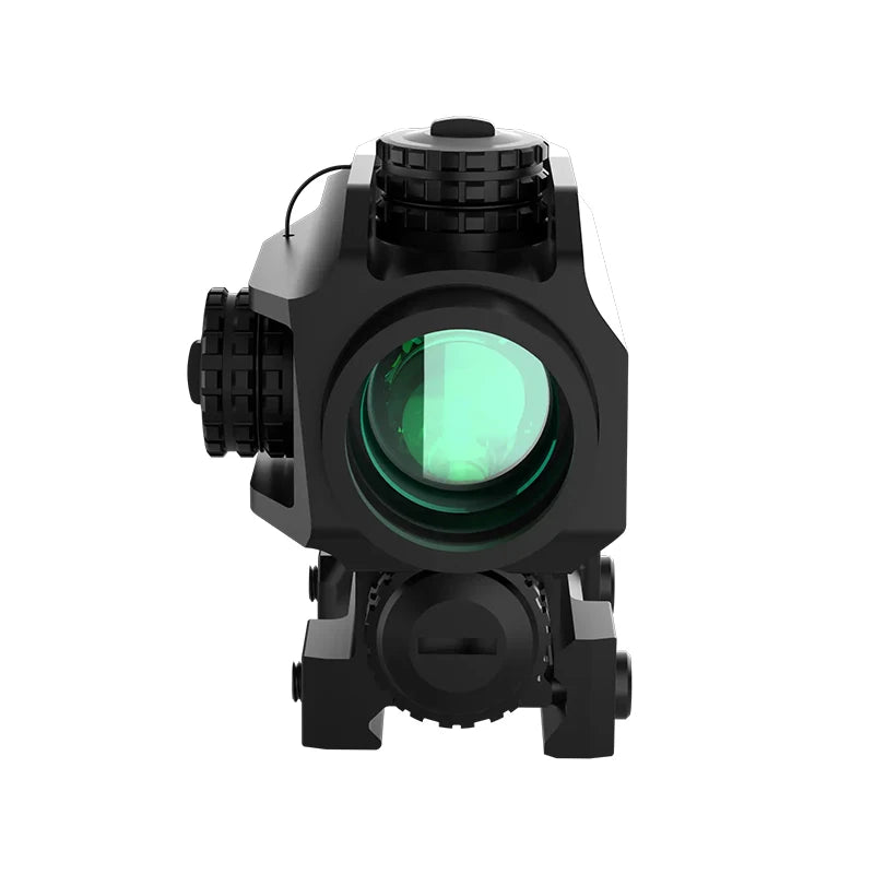 SWAMPFOX Blade Prism Scope 1X25 with BRC Reticle - Bullet Rise Compensator for Optic Height Over Bore | Red Dot Sight for AR-15, Hunting & Tactical Shooting | Ideal for Close Quarters Combat and Low Light Conditions
