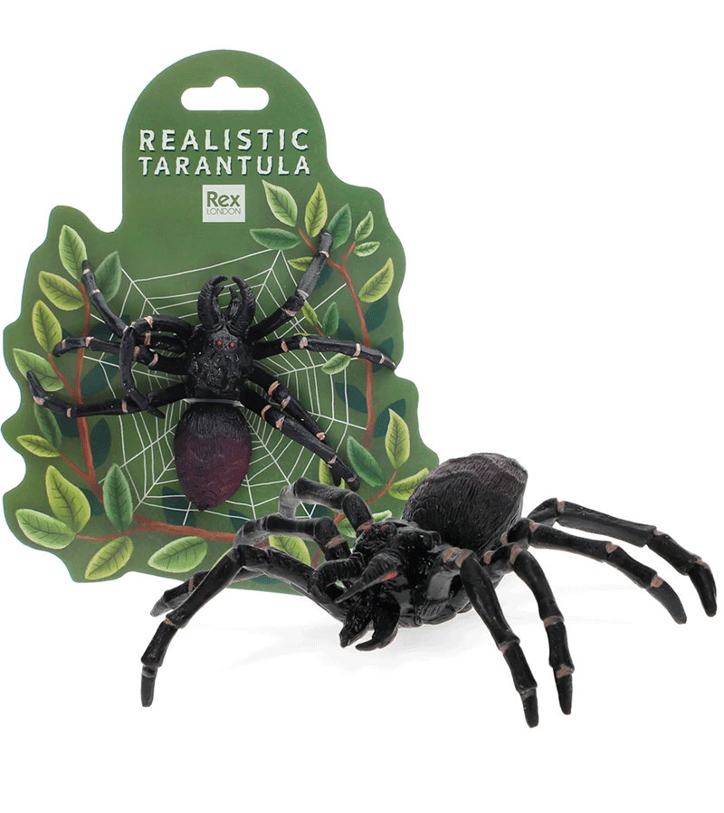 Realistic Tarantula Toy - Lifelike Fake Spider Prank for Halloween & Scare Pranks - Perfect for Party Decor, Gag Gifts, and Halloween Costume Accessories