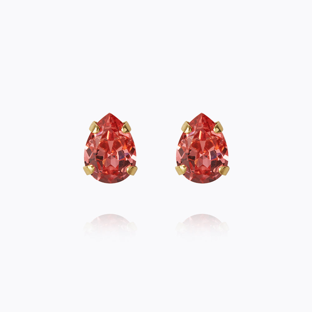Superpetite Drop Earrings - Rose Peach Color | Elegant Minimalist Jewelry for Women | Perfect for Weddings, Parties & Everyday Wear