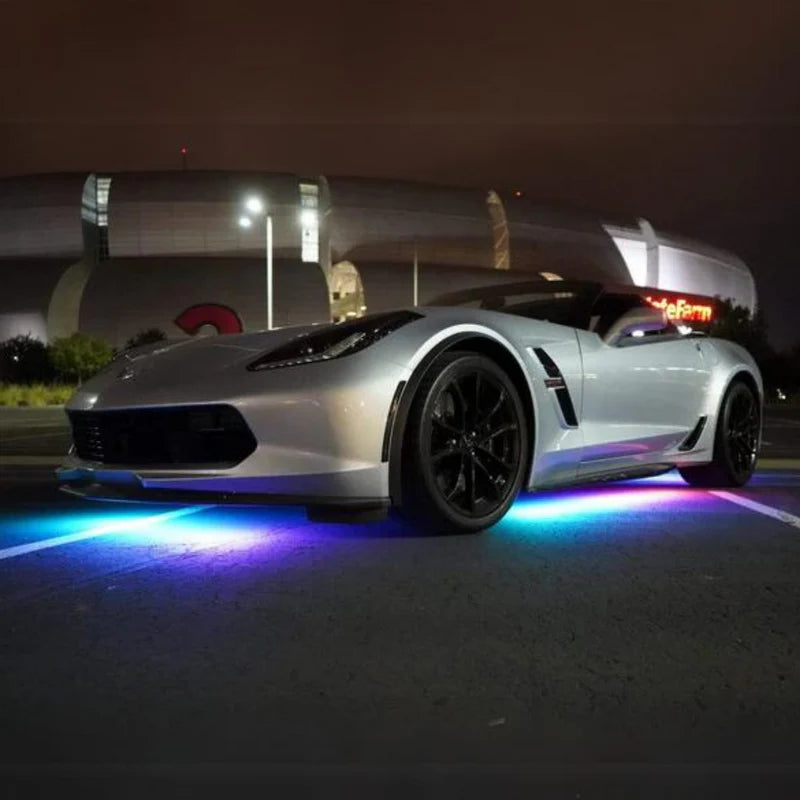 Premium LED Underglow Lighting Kit 3.0 - Flexible RGB Car Neon Lights with Remote Control | Waterproof Underbody Glow for Cars, Trucks & Motorcycles | Perfect for Night Driving, Car Shows & Custom Vehicle Lighting