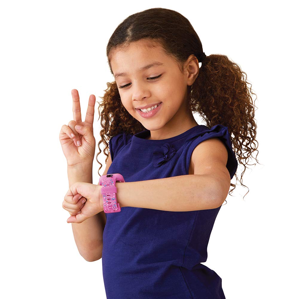 VTech Connect DX2 Smartwatch for Kids - Pink (193835) | Interactive Learning & Games, Parental Controls, Camera & Voice Changer - Perfect for Playtime & Educational Fun