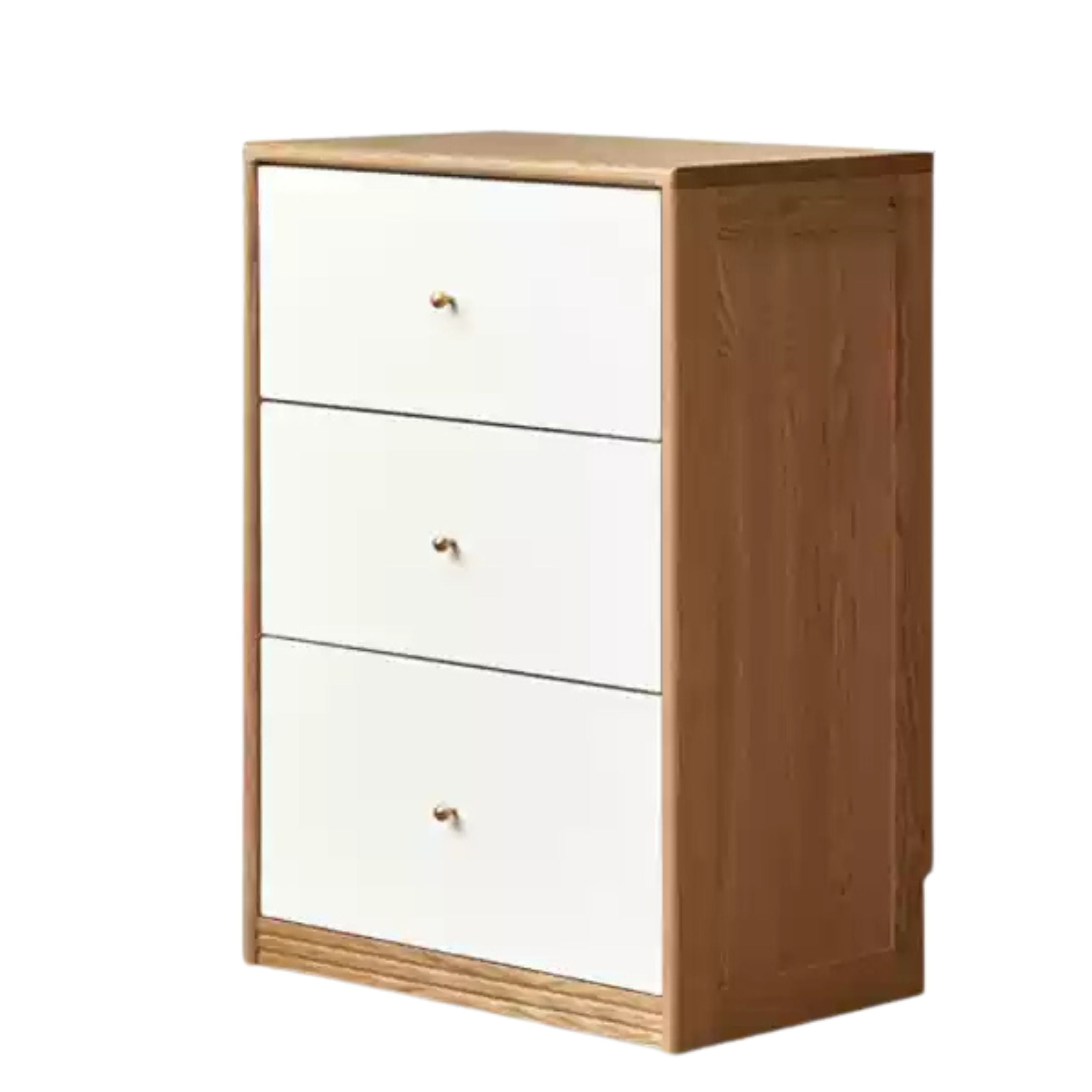 Oak and Poplar Solid Wood Bookcase - Sturdy and Stylish Bookshelf for Home Office, Living Room, or Library Storage