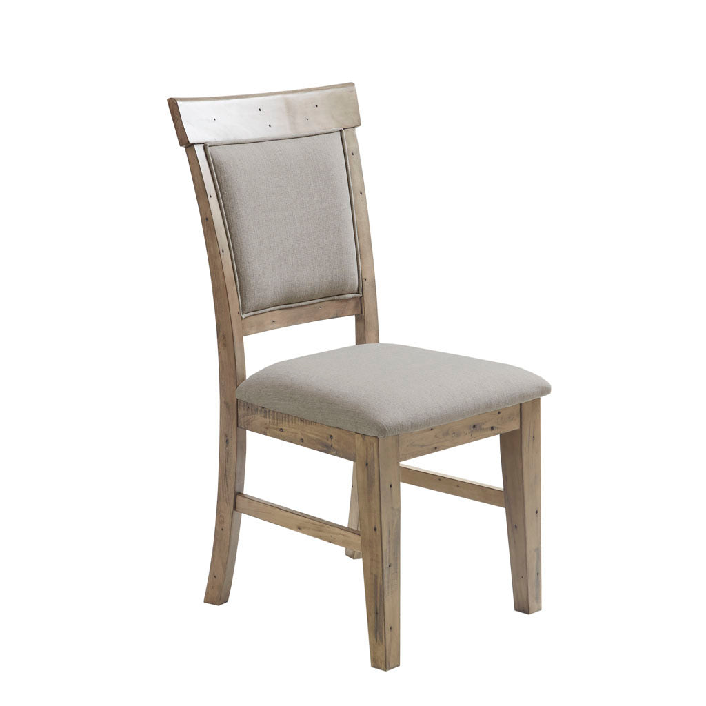 Modern Dining Side Chairs Set of 2 - Sturdy Wooden Kitchen Chairs with Padded Seats - Perfect for Dining Room, Breakfast Nook, or Small Space Decor