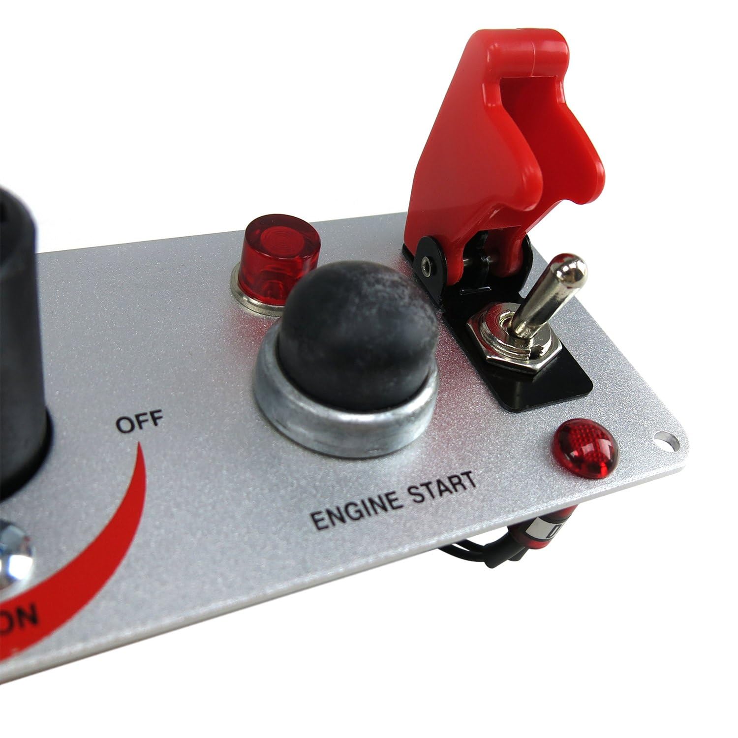 Keep It Clean 10955 Race Switch Panel - Durable Automotive Switch Panel for Racing Cars & Off-Road Vehicles | Perfect for Dashboards, Custom Car Mods & Motorsport Applications