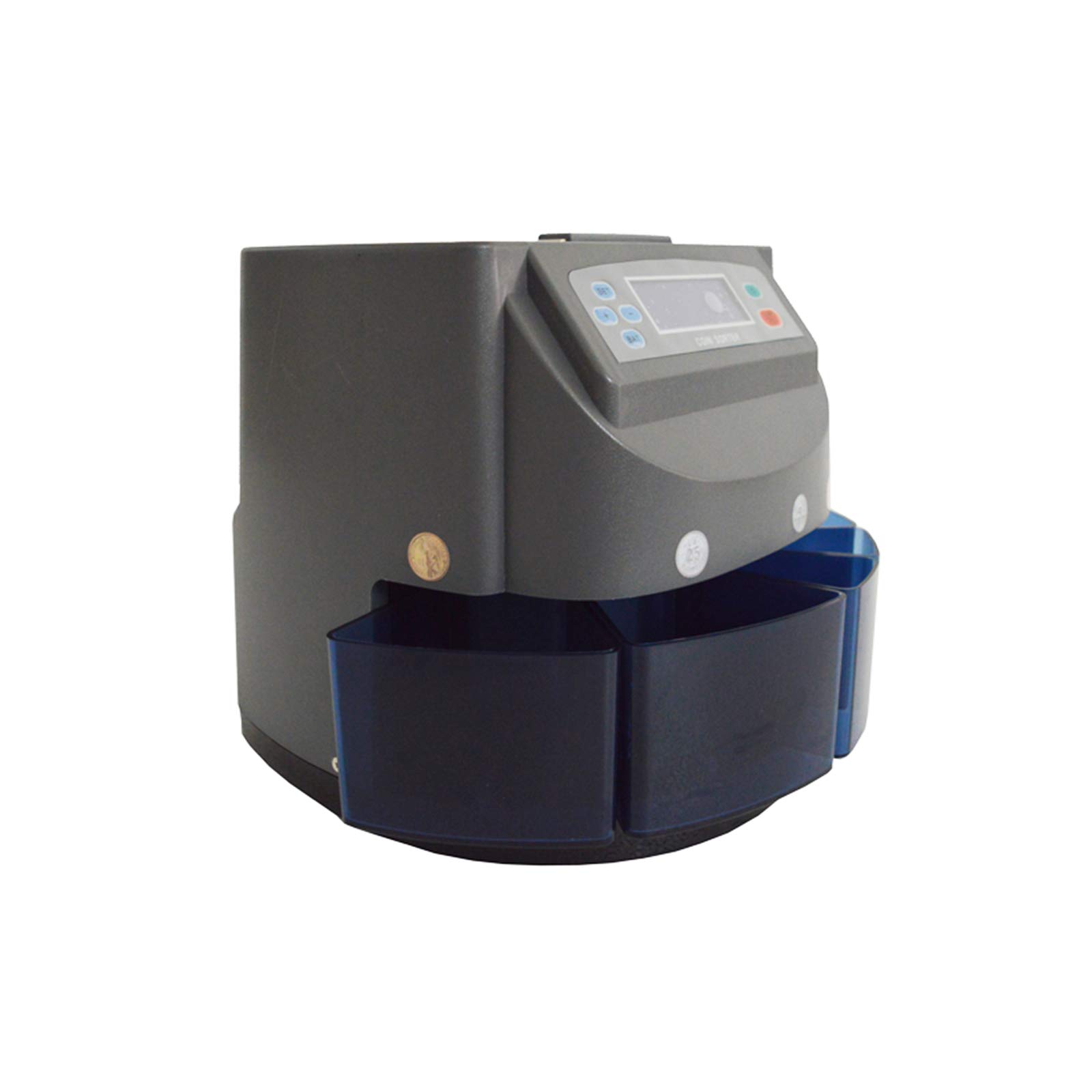 Best Coin Counter Machine for US Dollars - Accurate LCD Digital Coin Sorter & Money Counter (110V) | Perfect for Banks, Retail Stores & Cash-Intensive Businesses
