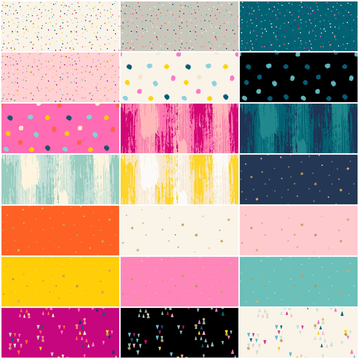 Sarah Watts Birthday Layer Cake Fabric - 42pc 10-inch Squares - Ruby Star Society RS2043LC - Perfect for Quilting, Sewing & DIY Craft Projects