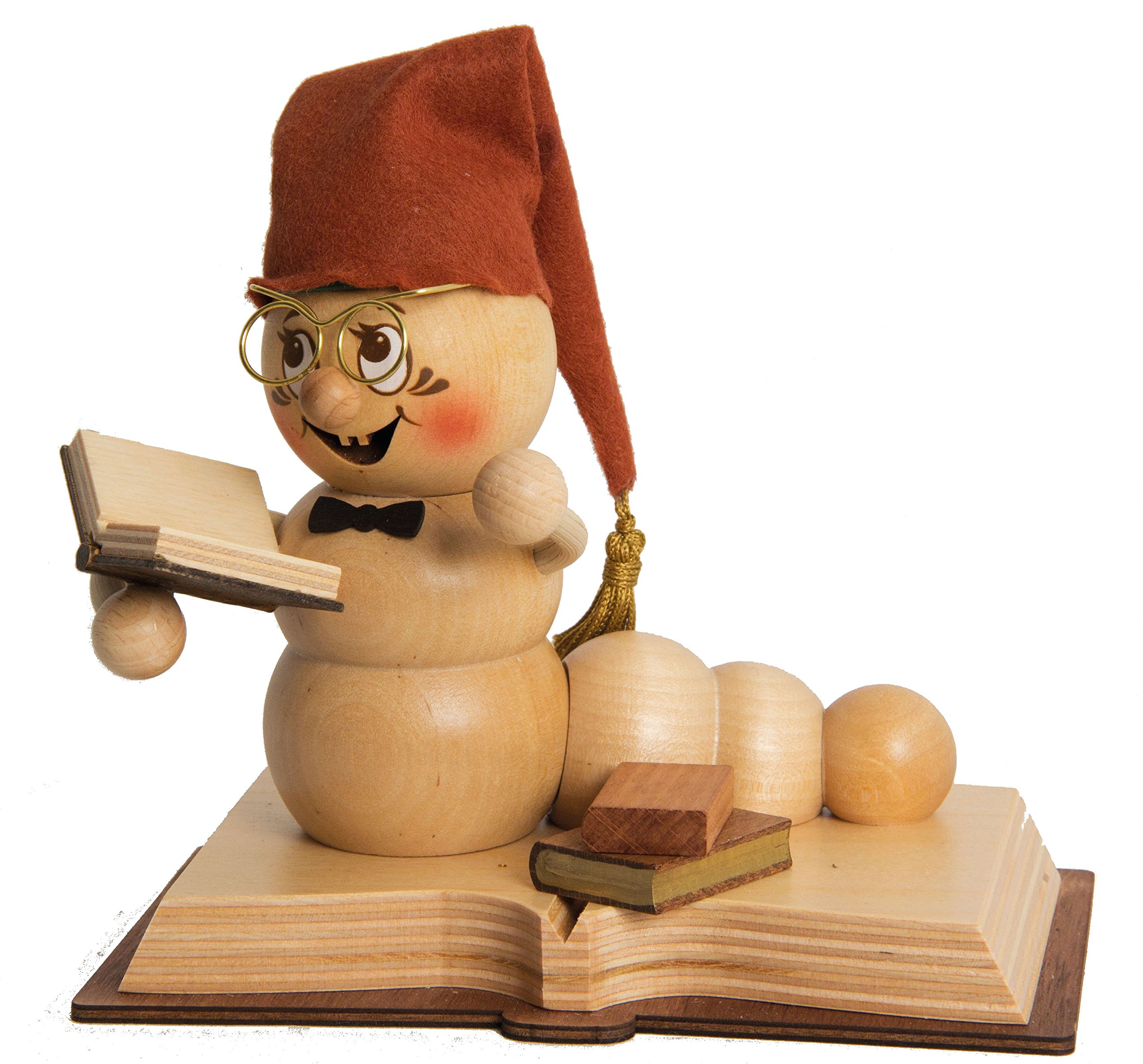 Rudi Smoking Figure - Unique Smoking Worm Books for Collectors & Gifts | Perfect for Home Decor, Office Display & Novelty Gifts