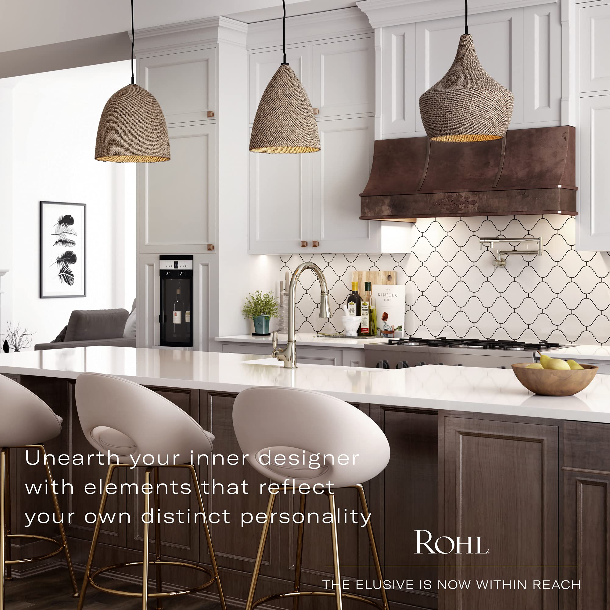 ROHL 744IB Premium Italian Brass Kitchen Faucet - Elegant & Durable for Modern & Farmhouse Sinks (Ideal for Cooking, Washing Dishes & Home Renovation)