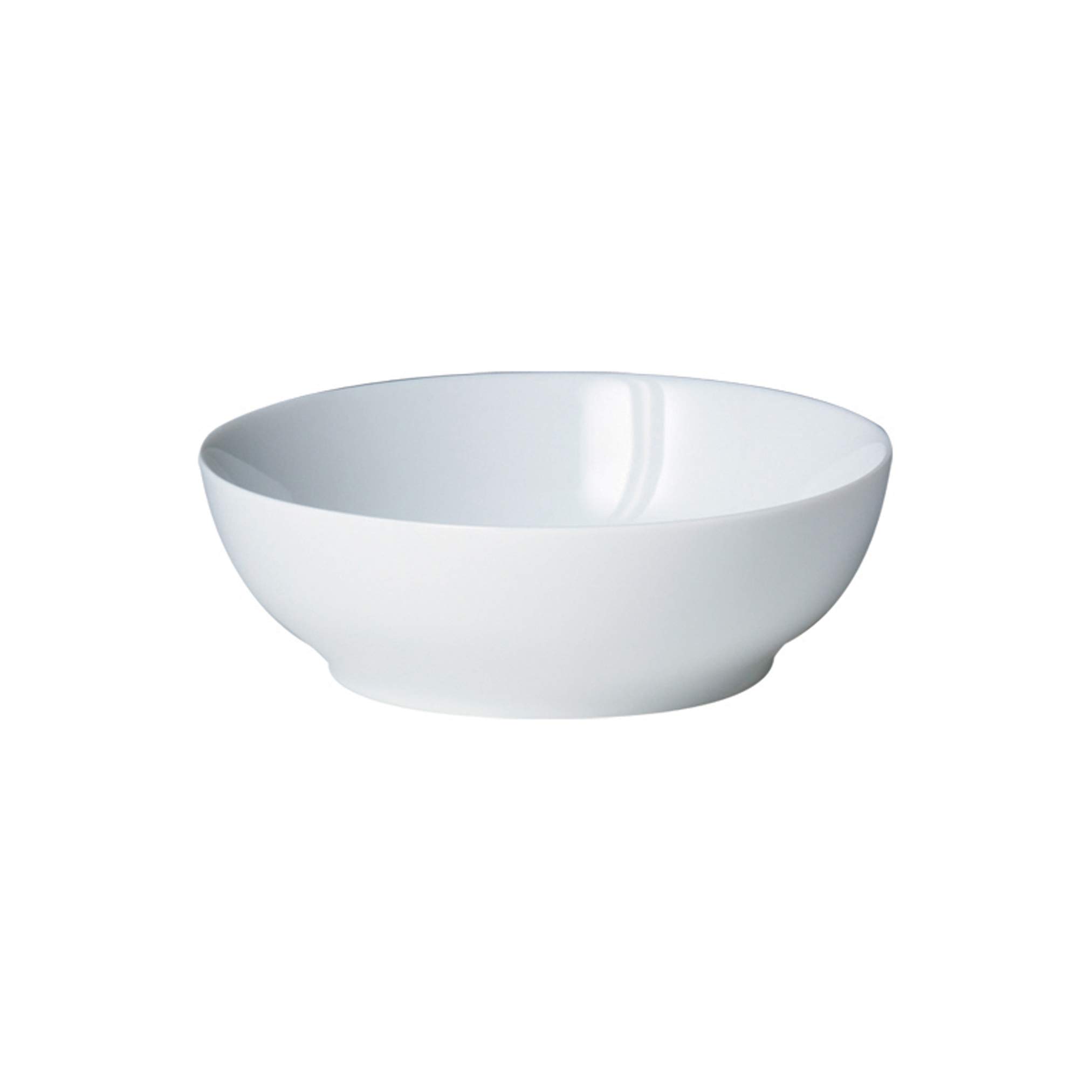 Denby 4-Piece Cereal Bowl Set - White Neutral Stoneware Bowls for Breakfast, Soup & Salad - Perfect for Everyday Dining & Entertaining