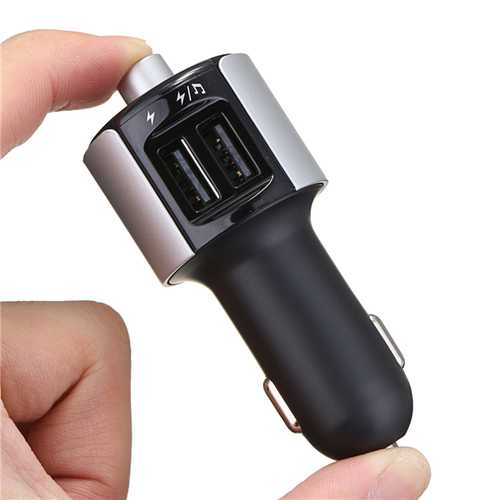 5V 3.4A Fast Dual USB Car Charger Adapter - Compatible with Tablets, Smartphones & Wireless Bluetooth Devices - Perfect for Road Trips & Long Commutes