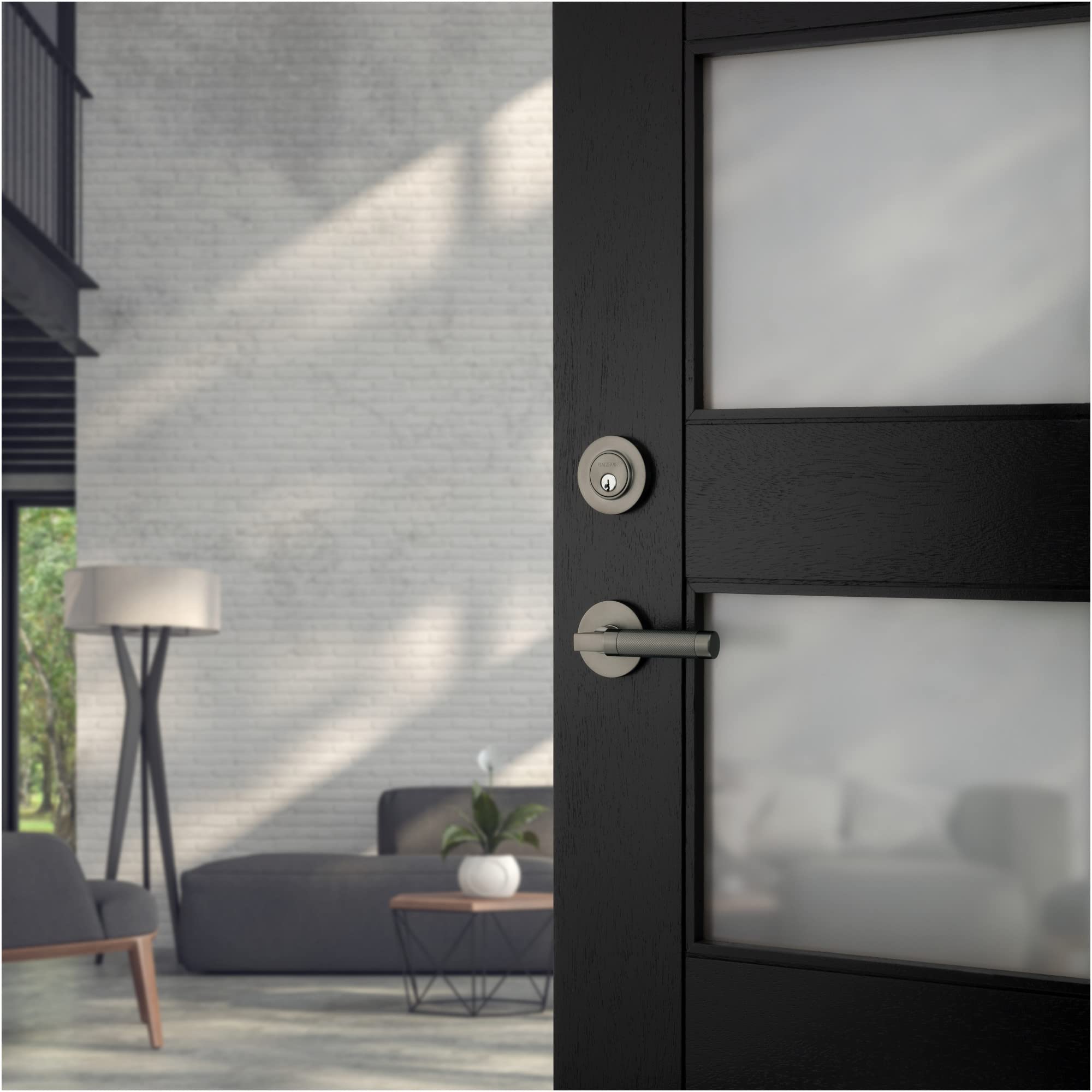 Baldwin Hardware 8244.003 Deadbolt Lock - High Security Door Lock for Home & Commercial Use - Durable & Stylish Entry Door Lock for Enhanced Safety