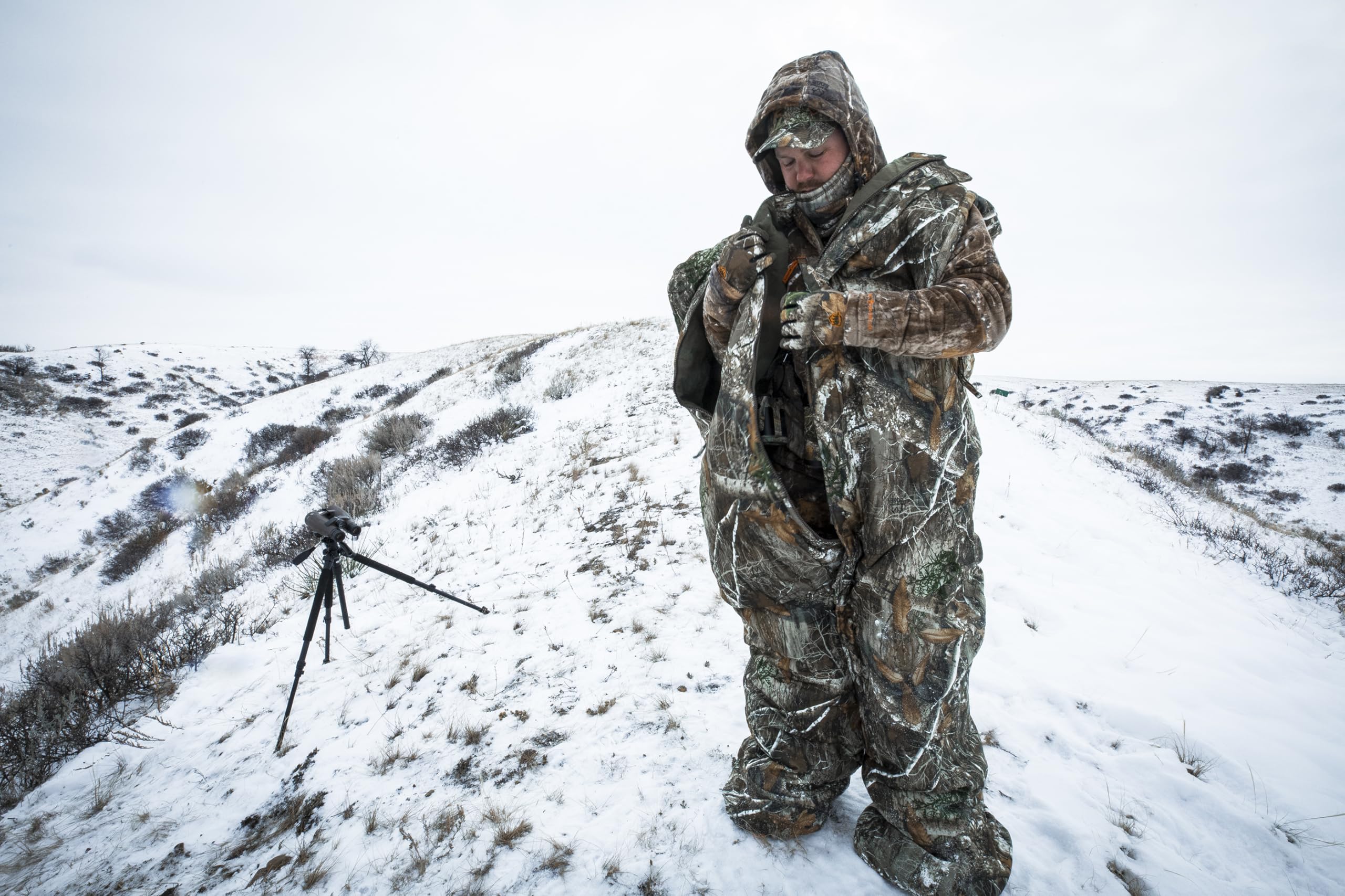 Realtree Edge Camo Body Insulator Jacket for Men - Large Size, Warm Hunting & Outdoor Winter Wear for Cold Weather Activities