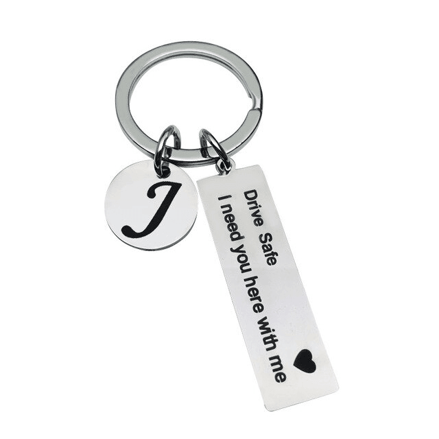 Drive Safe Keychain - Car Safety Key Holder for Keys & Keyrings - Perfect for Drivers, Commuters & Road Trips