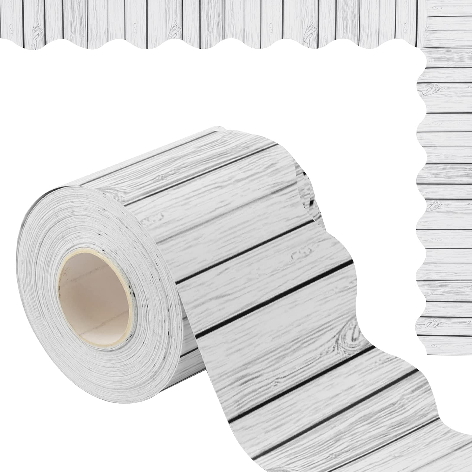 AIEX White Wood Bulletin Board Trim - 66ft/20m Classroom Border for School, Office & Chalkboard Decor | Perfect for Teachers & Students | Back-to-School, Bulletin Board & Blackboard Decoration