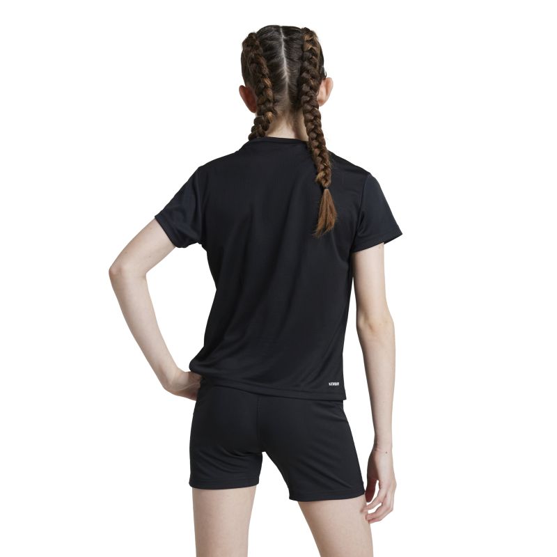 Adidas Girls Train Essentials Logo Tee - Comfortable Cotton T-Shirt for Kids & Teens - Perfect for School, Sports & Casual Wear