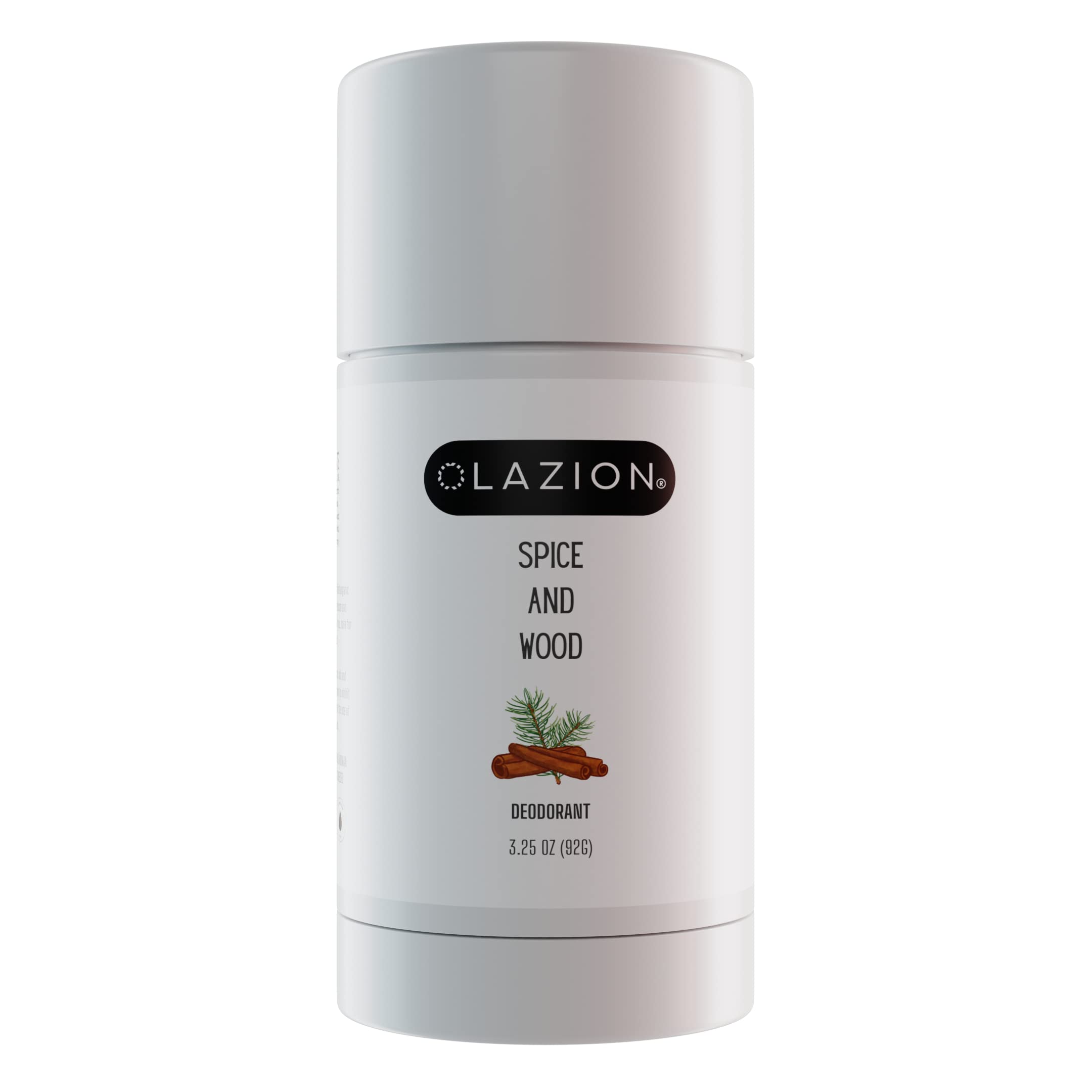 Organic All Natural Non-Toxic Deodorant for Men & Women - Spice & Wood Scent - Aluminum Free, Vegan & Cruelty Free - Long Lasting Odor Protection for Active Lifestyle & Daily Use