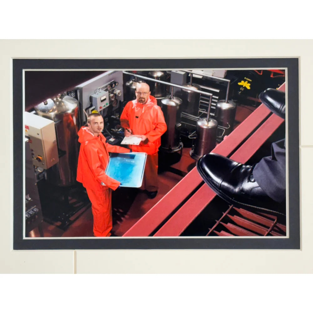 Breaking Bad Authentic Screen-Used Prop - Blue Sky Meth Memorabilia Collage (Unsigned) | TV Show Collectible for Fans & Home Decor