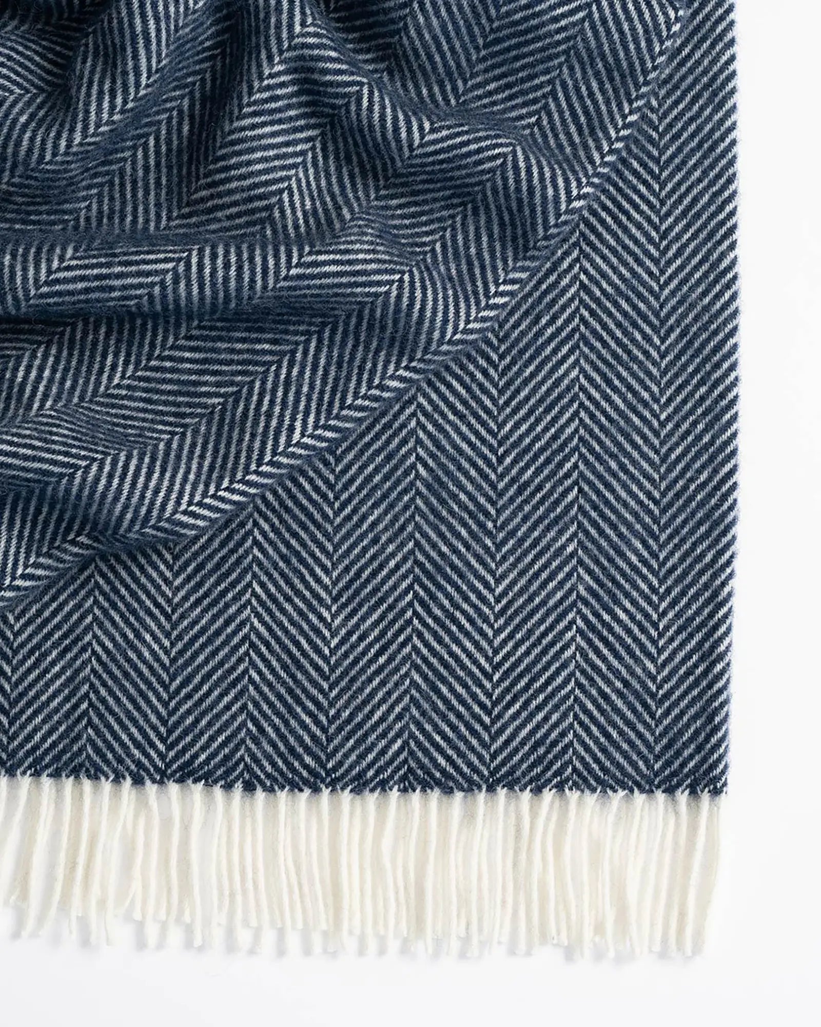 Premium Magnus Throw Blanket - Soft Navy Blue Cozy Fleece Blanket for Couch, Bed & Travel - Perfect for Relaxing, Lounging & Gift Giving