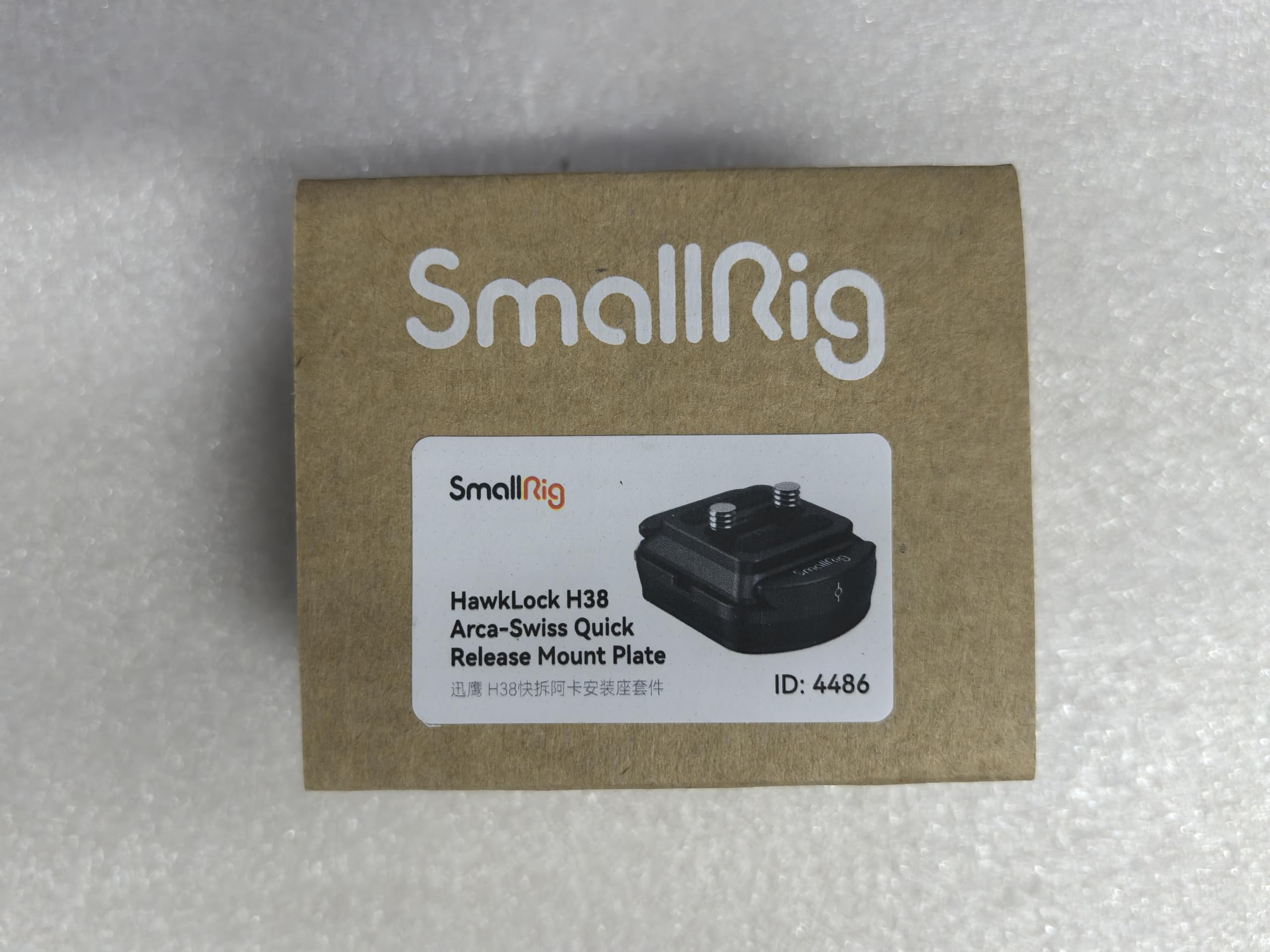 SMALLRIG HawkLock H38 Quick Release Mount Plate for Arca Swiss - Compatible with Manfrotto & Tripods | Includes Two 1/4