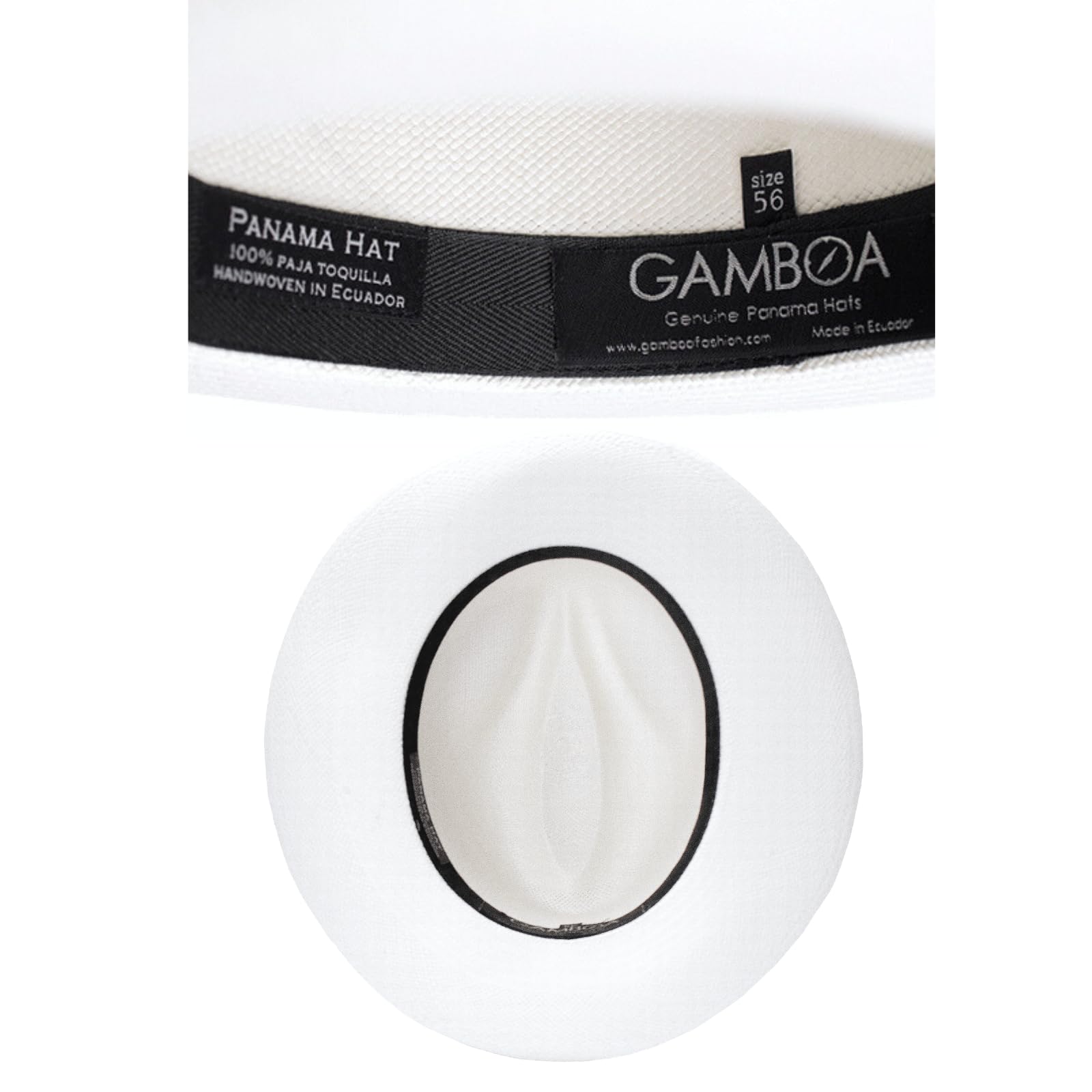 Gamboa Original Panama Hat for Men & Women - Lightweight Straw Fedora with UPF50+ UV Protection - Perfect for Summer, Beach, Travel & Outdoor Activities