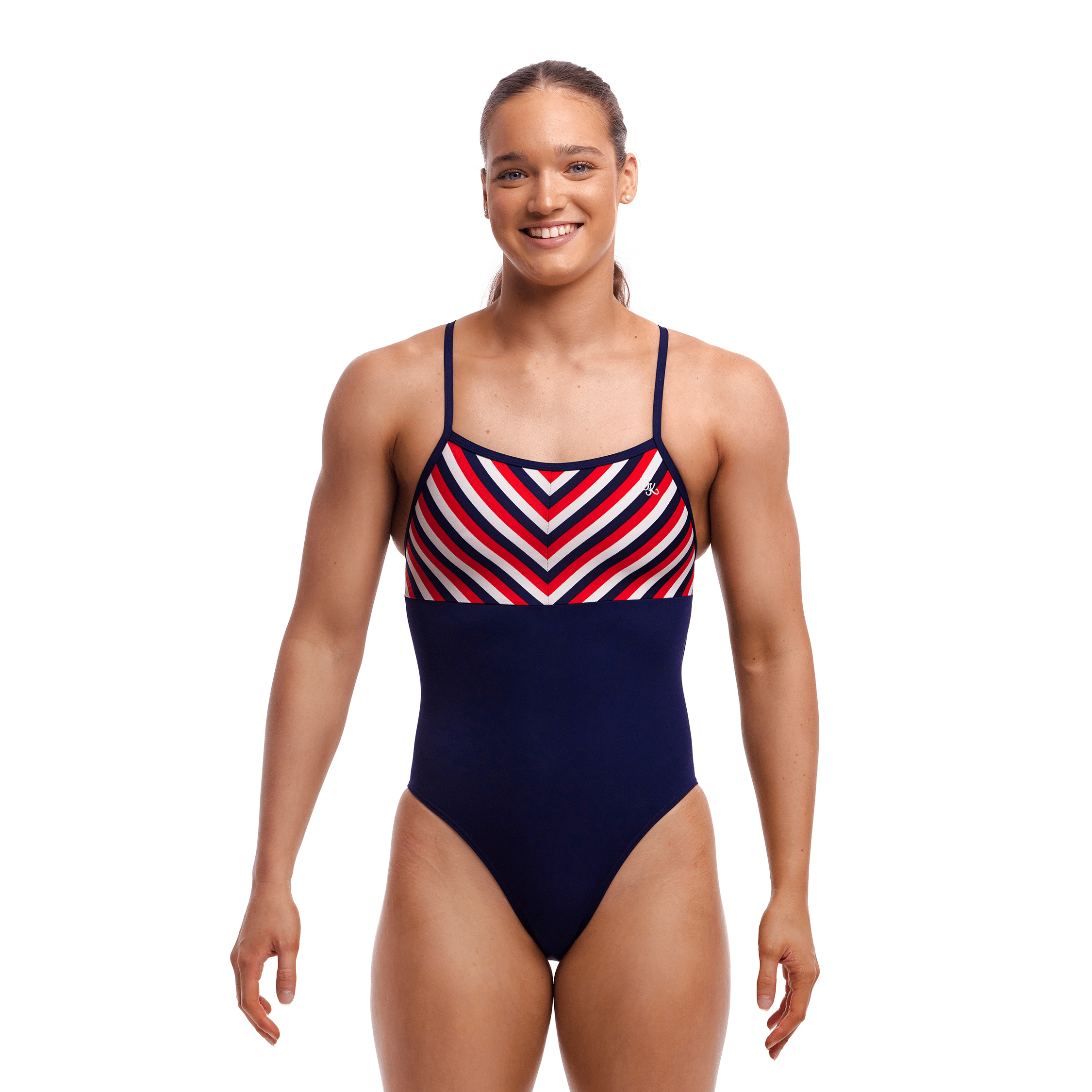 Funkita Riviera Single Strength Women's One-Piece Swimsuit - Perfect for Lap Swimming, Water Aerobics & Beach Vacations