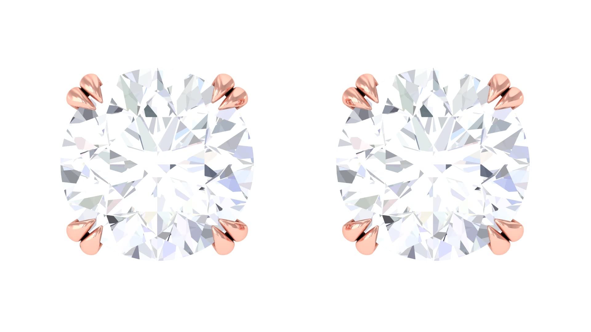 3/4 CT Certified Moissanite Stud Earrings for Women - 14K Solid Gold Round Solitaire Earrings | Perfect for Weddings, Anniversaries & Everyday Luxury