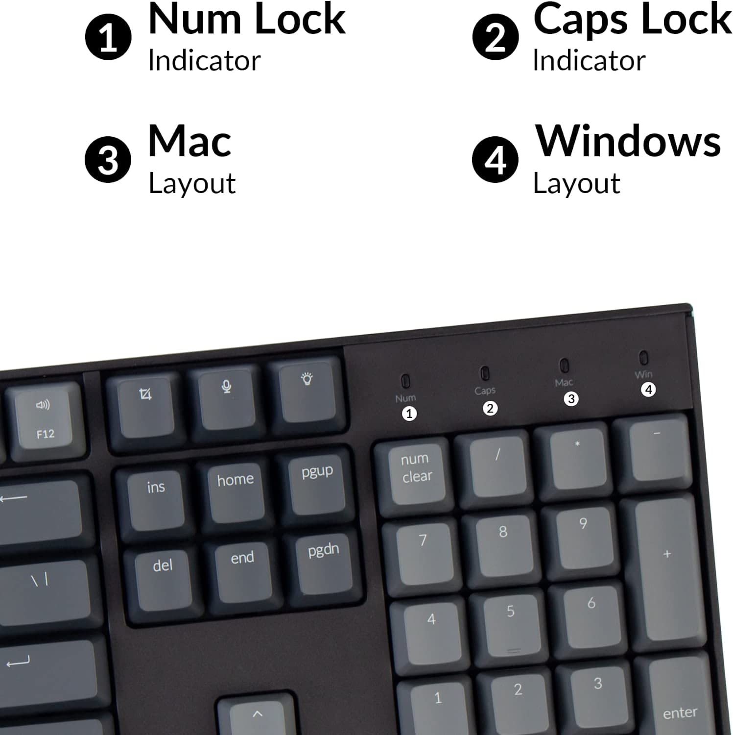 Keychron K10 Full Size 104-Key Bluetooth Mechanical Keyboard - White LED Backlit, Gateron G Pro Red Switches, Wired/Wireless for Mac & Windows (Plastic Frame) - Perfect for Gaming, Office & Typing
