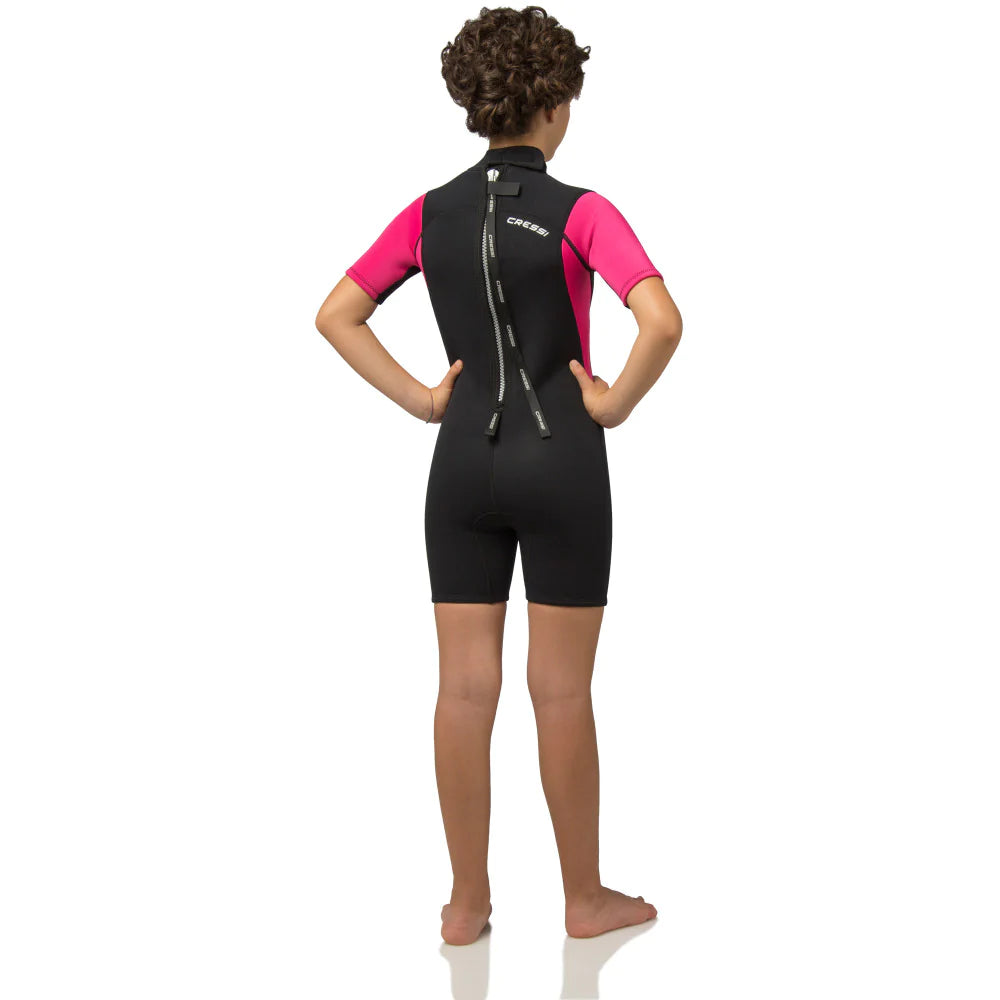 Cressi Med X Shorty 2.5mm Wetsuit for Kids & Girls - Perfect for Swimming, Snorkeling & Water Sports