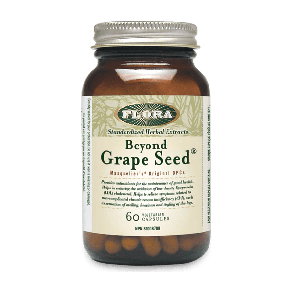 Flora Beyond Grape Seed Extract - Premium Antioxidant Supplement for Skin Health & Immunity Boost - Perfect for Daily Wellness & Anti-Aging Routine