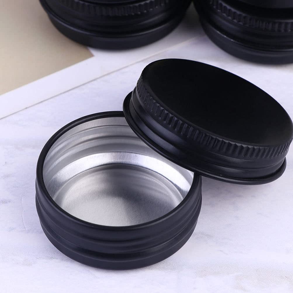 20pcs Cosmetic Aluminum Boxes - Round Makeup Containers for Creams, Samples & Travel Storage - Reusable Tin Jars for DIY Beauty, Skincare & Organizing Small Items