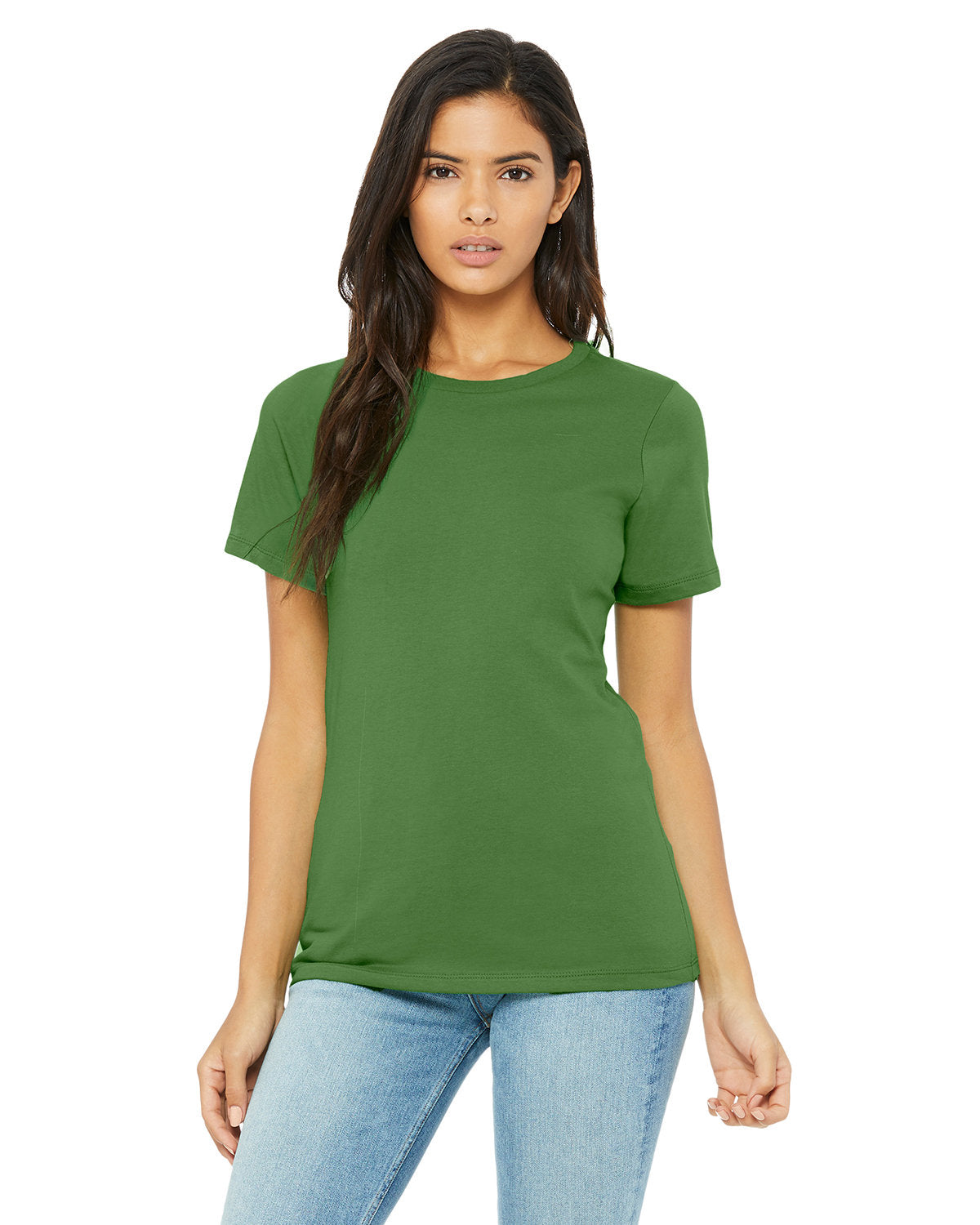 Bella + Canvas B6400 Women's Relaxed Fit Jersey Short Sleeve T-Shirt - Soft & Comfortable Casual Tee for Everyday Wear, Workouts, and Layering
