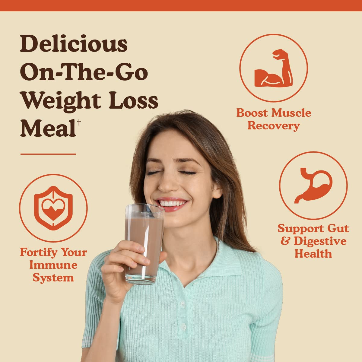 BBfL Meal Replacement Shakes - 21g Vegan Plant Protein Powder with Apple Cider Vinegar & Digestive Enzymes | All-in-One Nutrition Shake for Women & Men (15 Servings, Cocoa Cream) | Perfect for Weight Management, Post-Workout Recovery & Busy Lifestyles