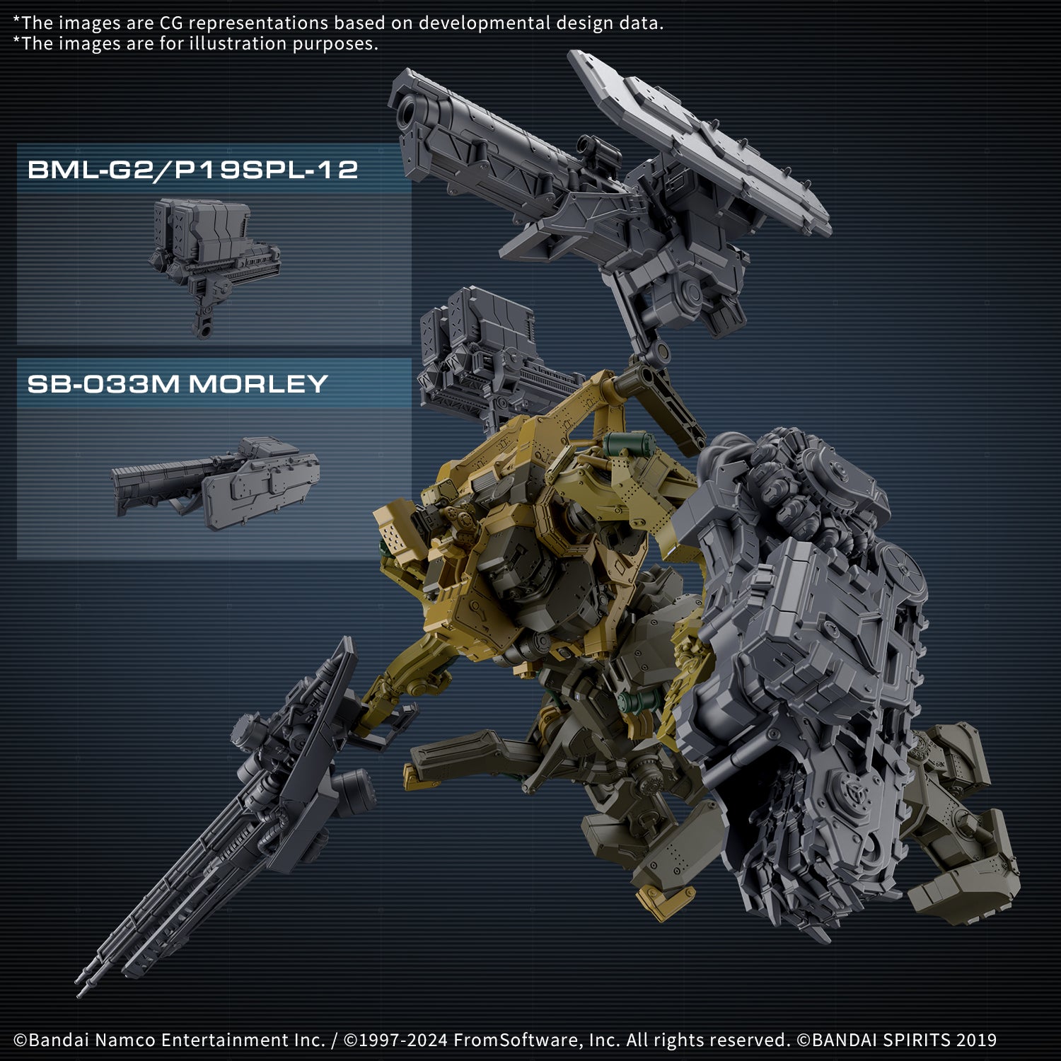 Bandai 30MM 1/100 RaD CC-3000 Wrecker Milk Tooth Model Kit - Armored Core VI: Fires of Rubicon Mecha Action Figure for Collectors & Wargaming Scenes