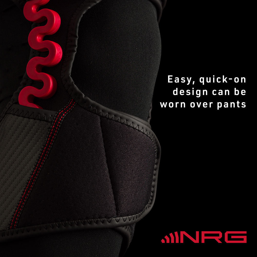 NRG Spring Hinge Knee Brace Wrap - Adjustable Support for Running, Sports & Recovery - Ideal for Athletes, Arthritis & Joint Pain Relief