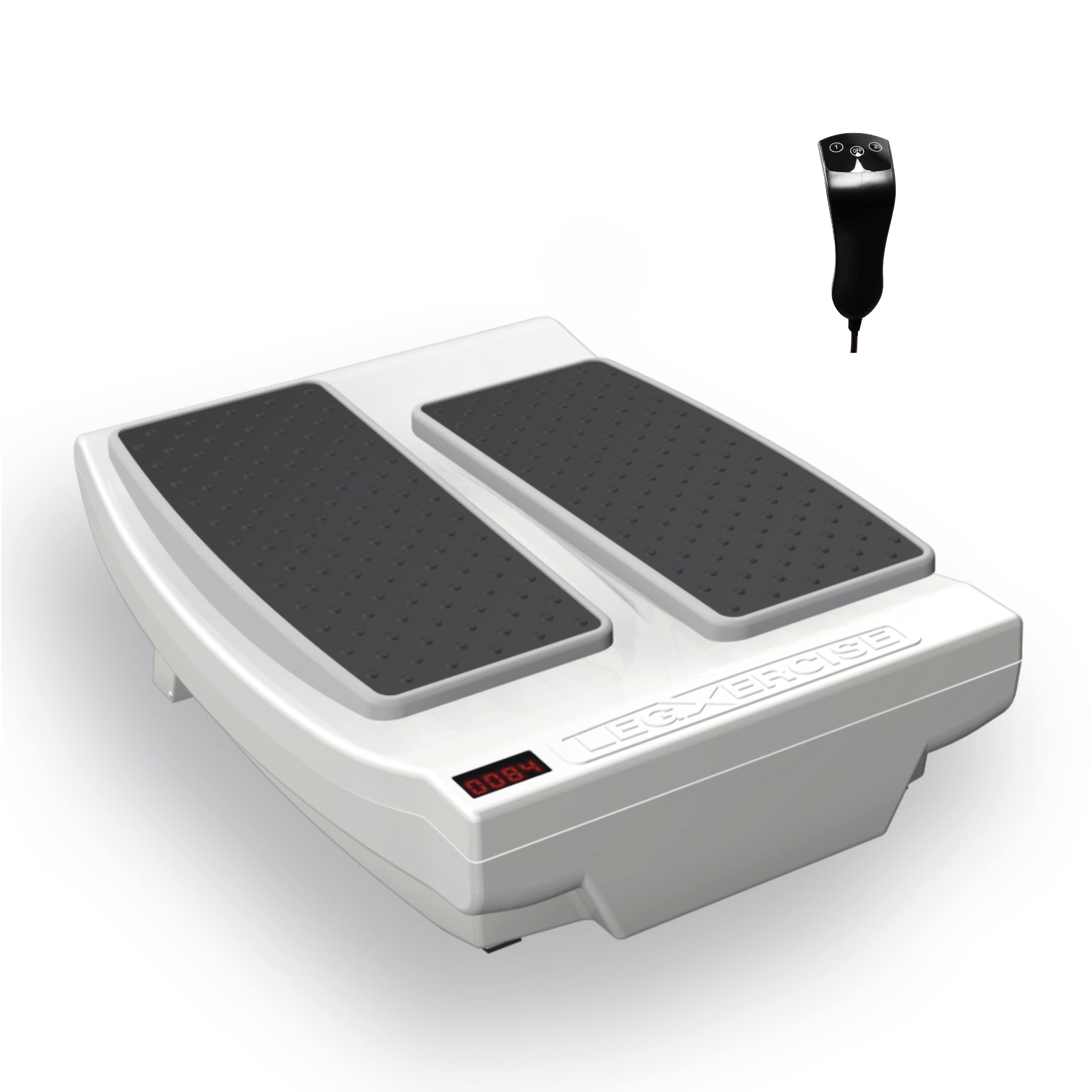 LegXercise Pro - Wireless EMS Foot & Leg Massager for Pain Relief, Muscle Stimulation - Portable Electric Massager for Home, Office & Travel Use