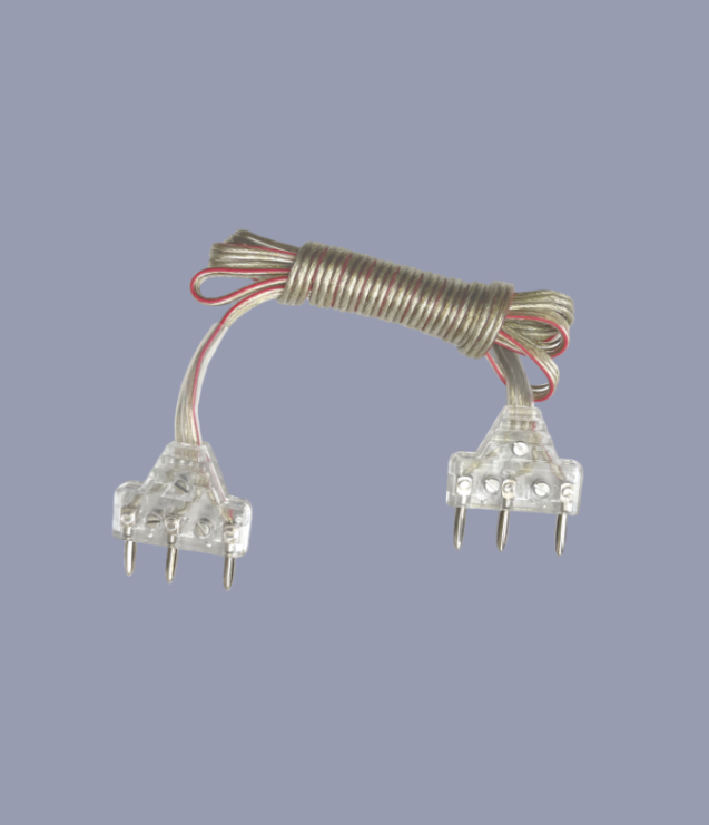Fencing Epee Body Wire with Transparent Plugs - Durable Electrical Connection for Competitive Fencing & Training