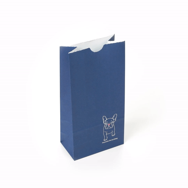 Premium Frenchie Paper Bags 2 lb Capacity - 4.25 x 2.25 x 8.5 Inches - 100 Count Box | Ideal for Bakeries, Cafés & Retail Packaging