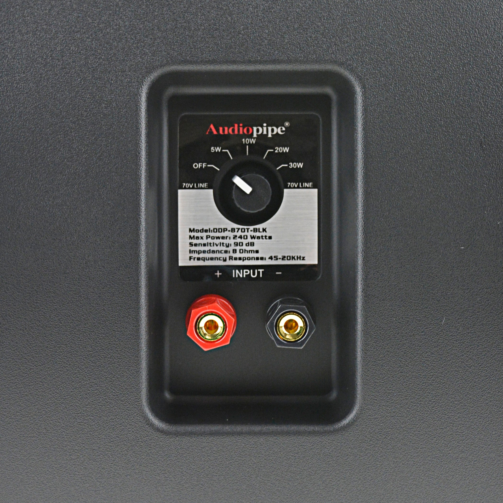 8” 2-Way Weatherproof Professional Monitor Speaker (ODP 870T BLK) - Ideal for Outdoor Events, DJ Performances & Studio Monitoring