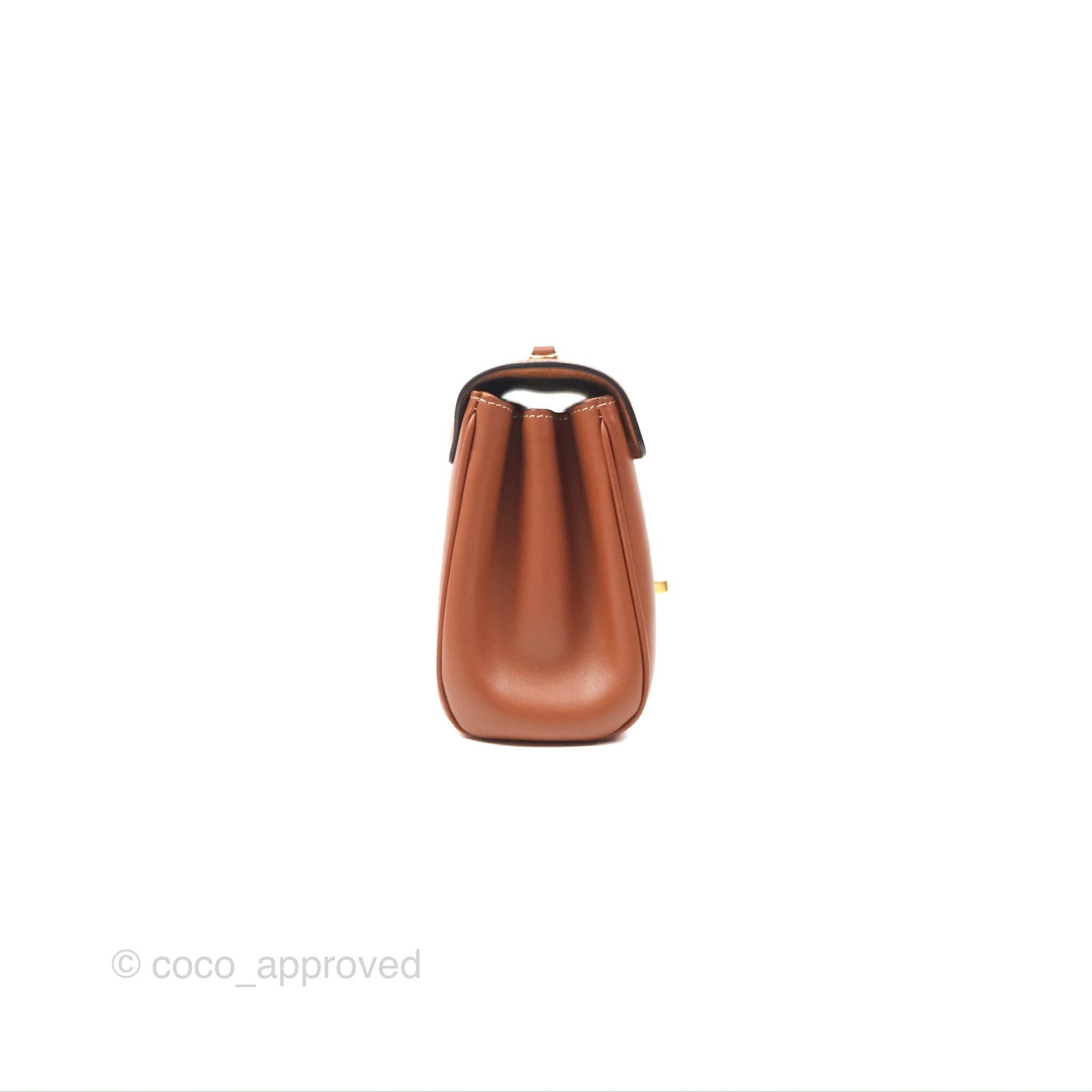 Celine Teen Soft 16 Shoulder Bag in Tan Smooth Calfskin Leather - Perfect for Everyday Use, Work & Travel