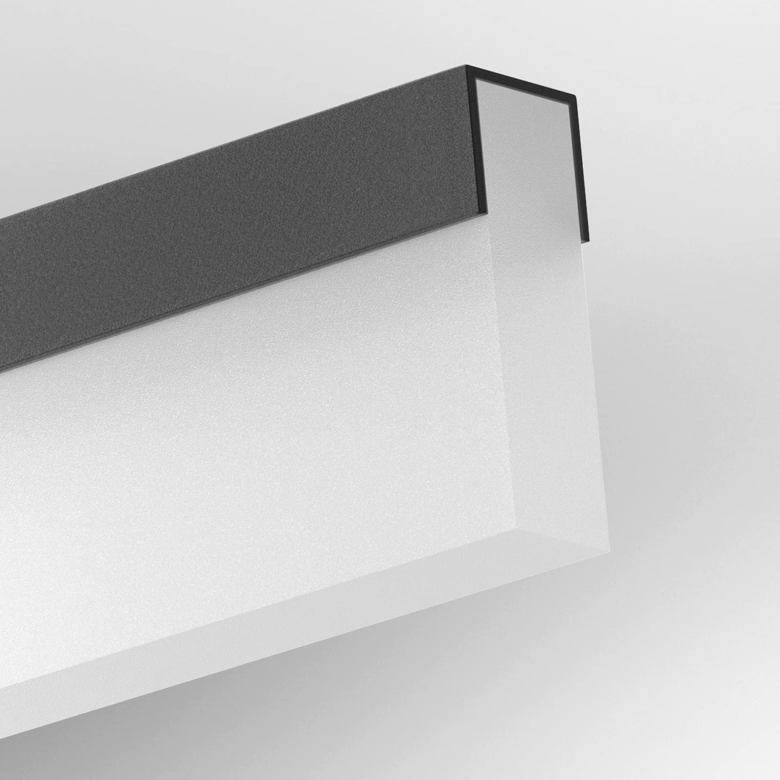 Tipace 24 Inch LED Vanity Light Fixture - Modern Black Bathroom Lighting with 6000K White Light - Perfect for Mirror Illumination in Contemporary Bathrooms