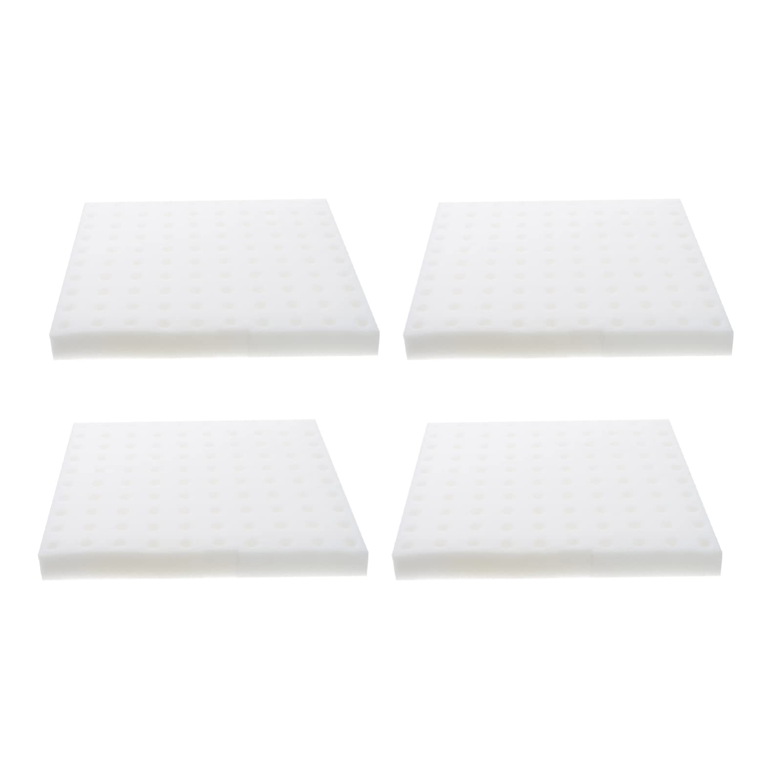 YARNOW 4-Pack Hydroponic Grow Sponges - Square Seed Starter Sponges for Soilless Gardening, Plant Propagation & Greenhouse Seedlings - Perfect for Small Bud Growth, Vegetable Cultivation & Indoor Herb Gardens