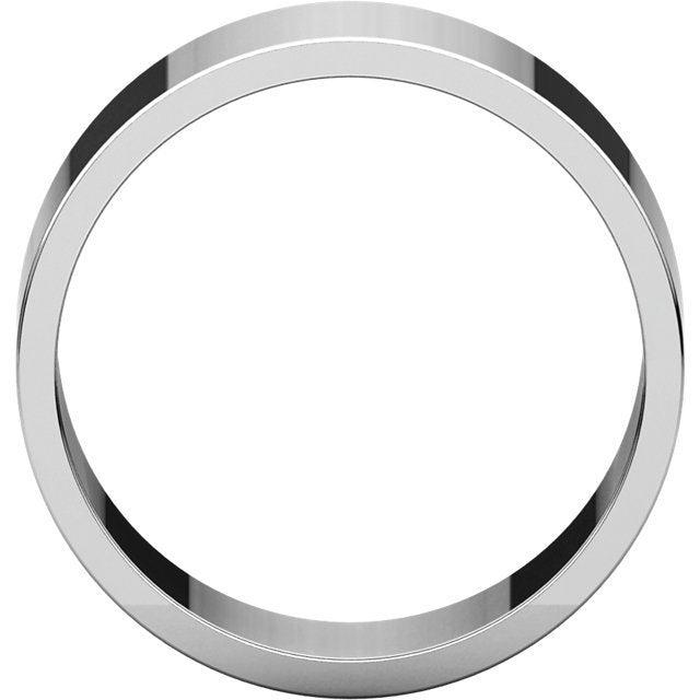 8mm Platinum Men's Wedding Band - Classic Flat Comfort Fit Ring for Engagement, Anniversary & Gifts - Perfect for Everyday Wear & Special Occasions