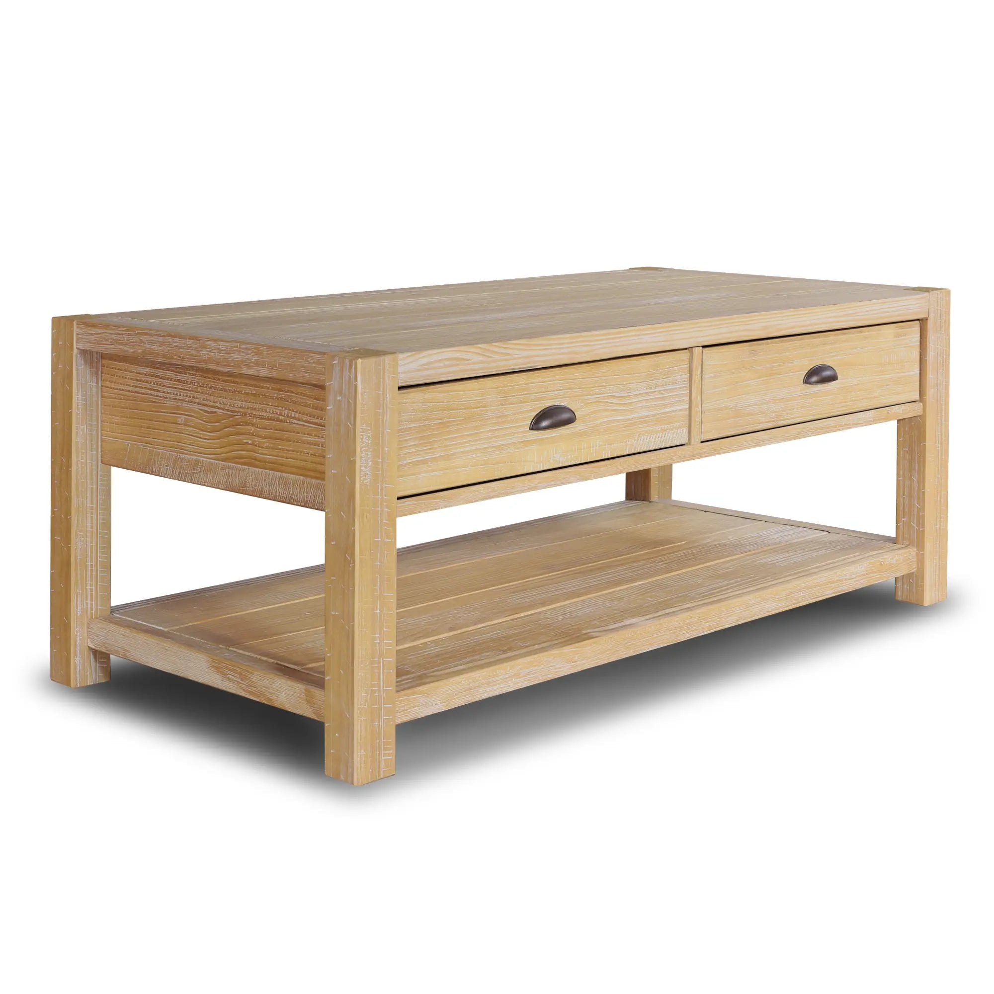 Modern Montauk Coffee Table - Solid Wood Mid-Century Design for Living Room, Office & Lounge - Stylish & Durable Home Decor Furniture