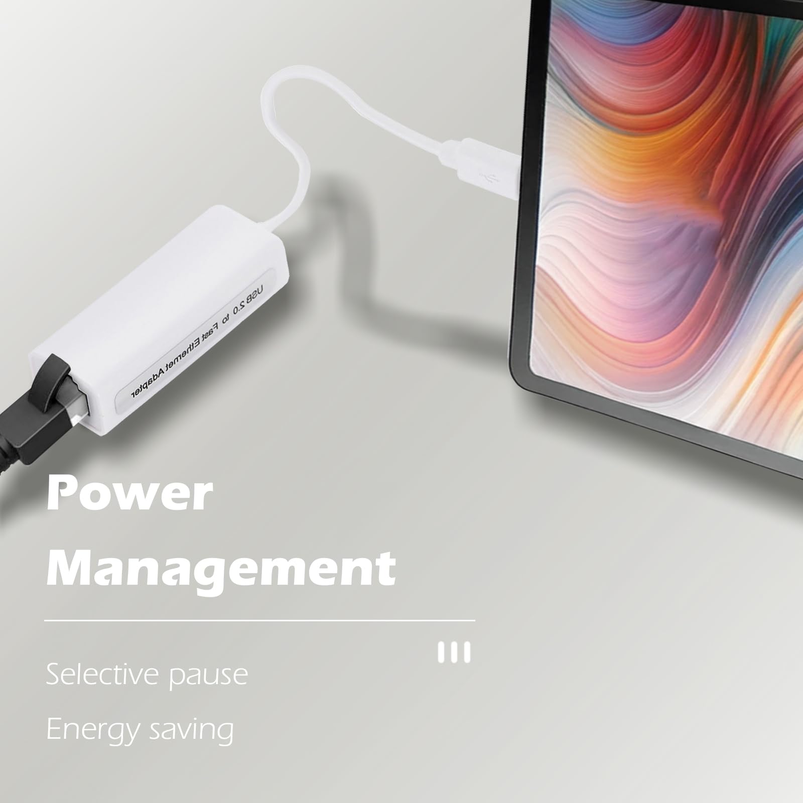 USB-C to Ethernet Adapter - 1Gbps High-Speed Wired Internet Adapter for MacBook Pro/Air, Surface Pro, Windows 7/8/10/11, macOS & Android Devices - Perfect for Online Gaming, Video Conferencing & Stable Office Work