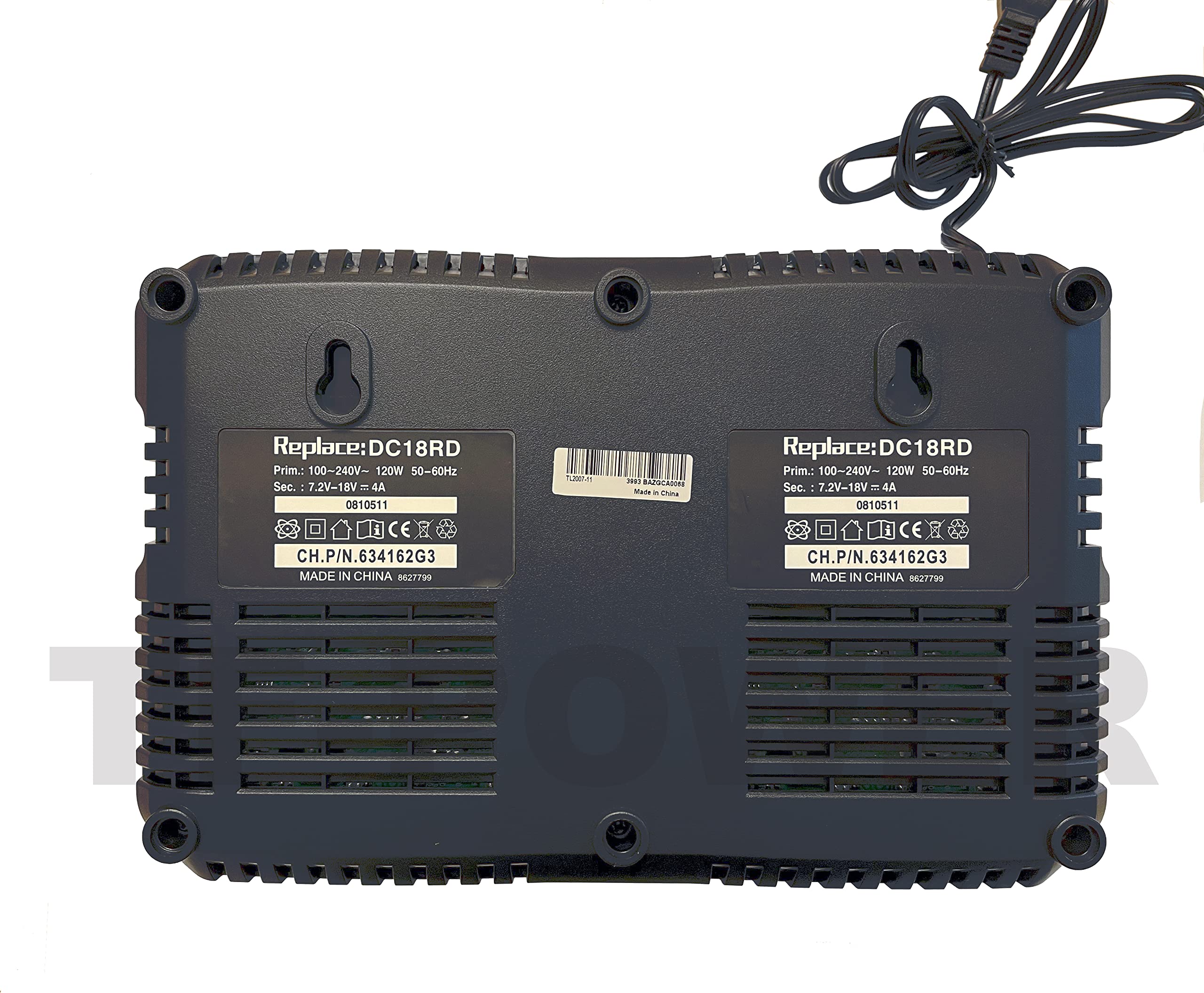 Makita DC18RD DC18RC DC18RA Replacement Charger 4A - Fast Charging for Makita BL1830 BL1840 BL1850 BL1815 Batteries (Model 194204-5 194205-3) - Perfect for Construction Sites, Workshops & DIY Projects